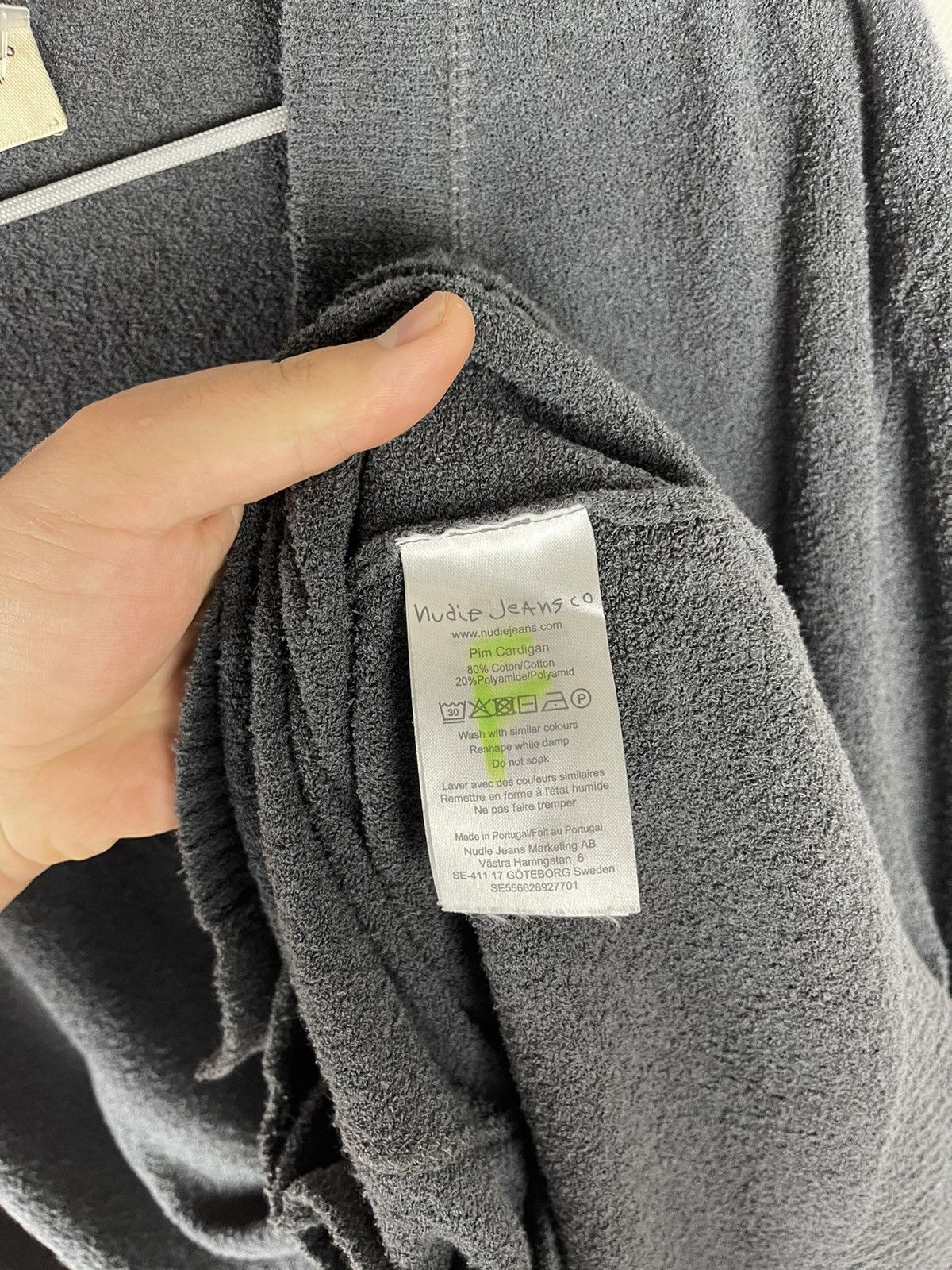 Nudie Jeans Nudie Jeans Pim Cardigan towel style knit Size US M / EU 48-50 / 2 - 9 Thumbnail