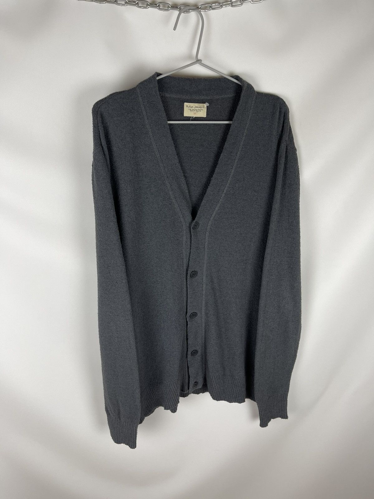 Nudie Jeans Nudie Jeans Pim Cardigan towel style knit Size US M / EU 48-50 / 2 - 2 Thumbnail