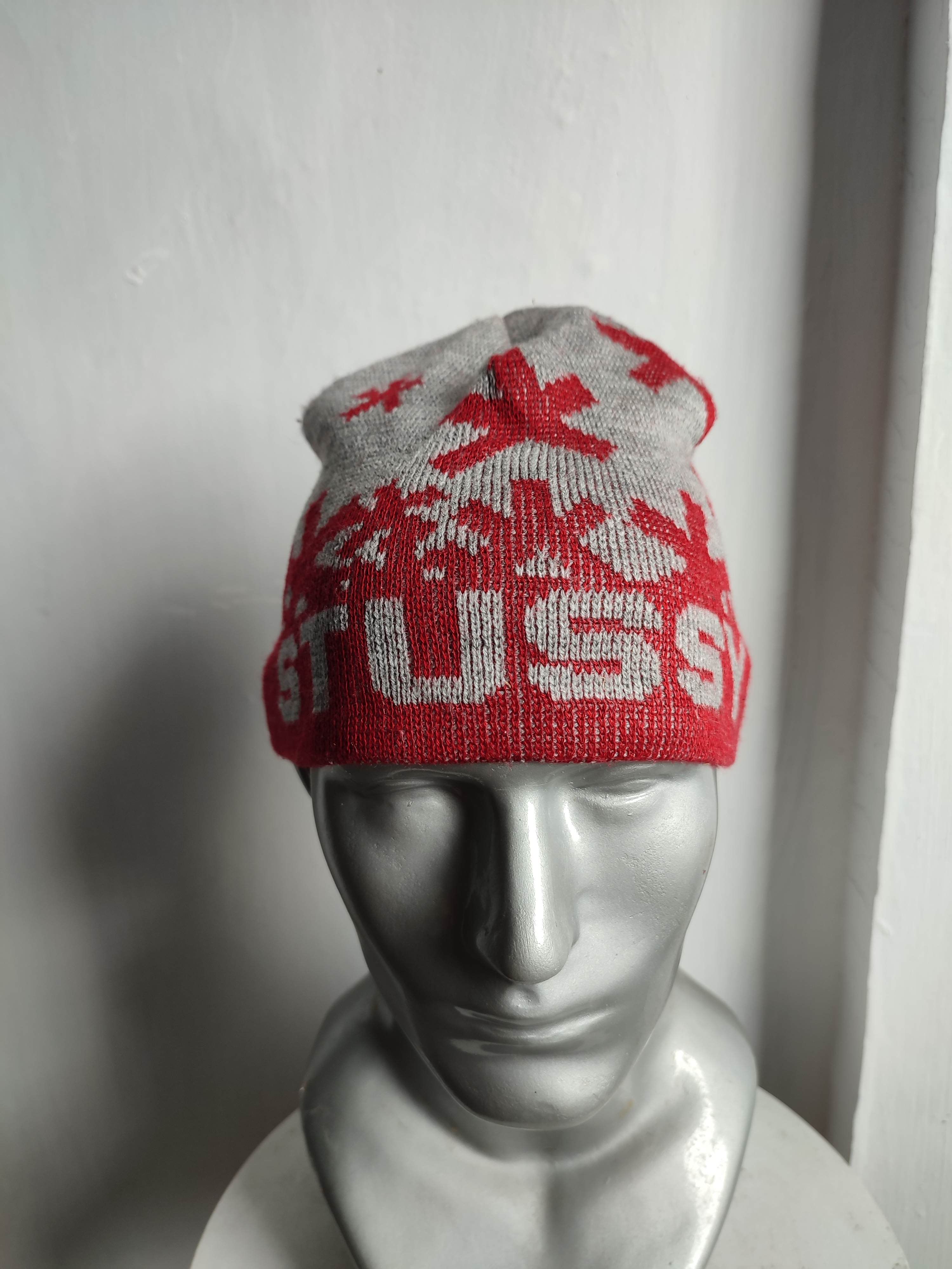 Stussy 🔥Vintage Stussy Beanie Hats Big Font Logo Design Size ONE SIZE - 3 Thumbnail