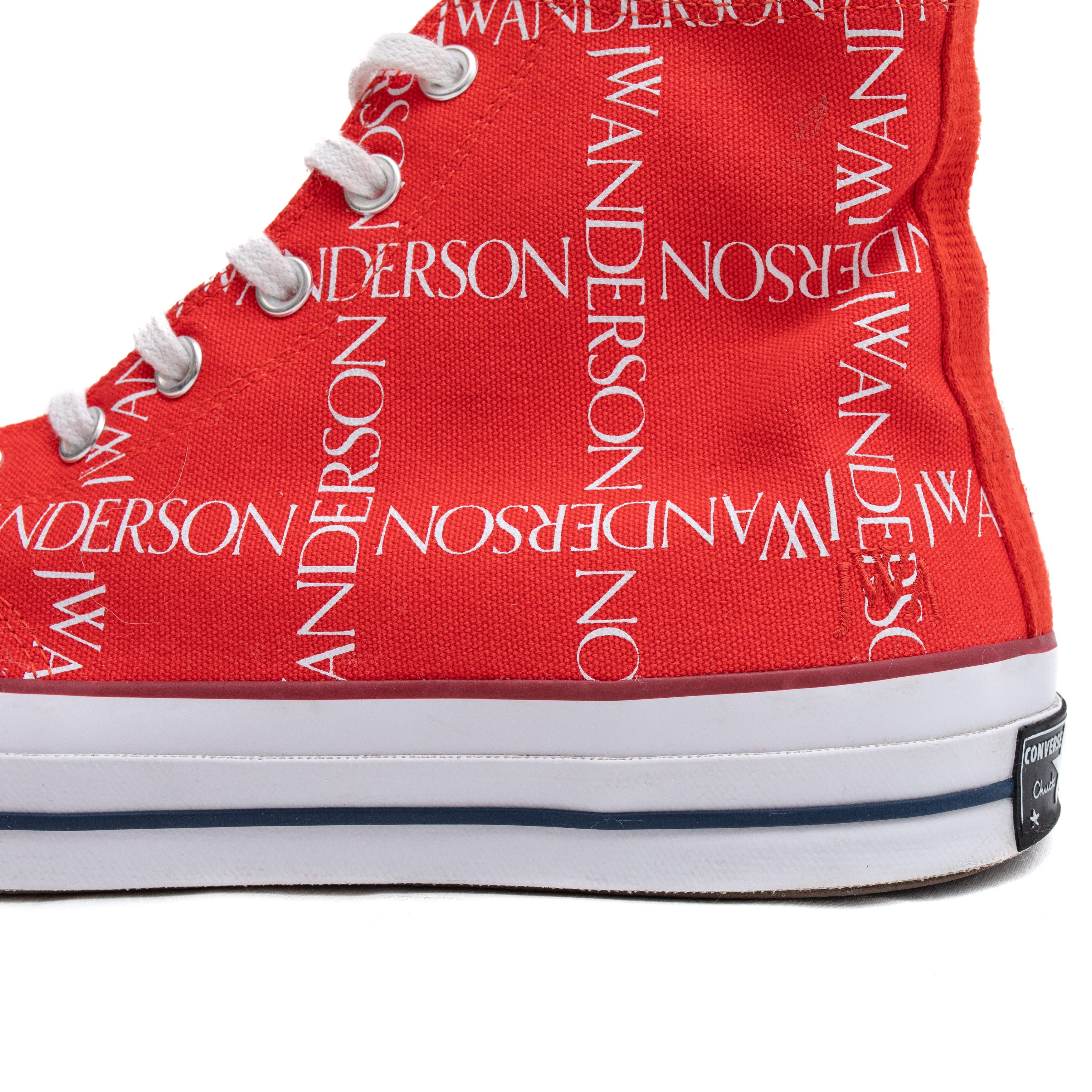 Converse × JW Anderson CONVERSE X JW ANDERSON Chuck Taylor High Red Size US 12 / EU 45 - 3 Thumbnail