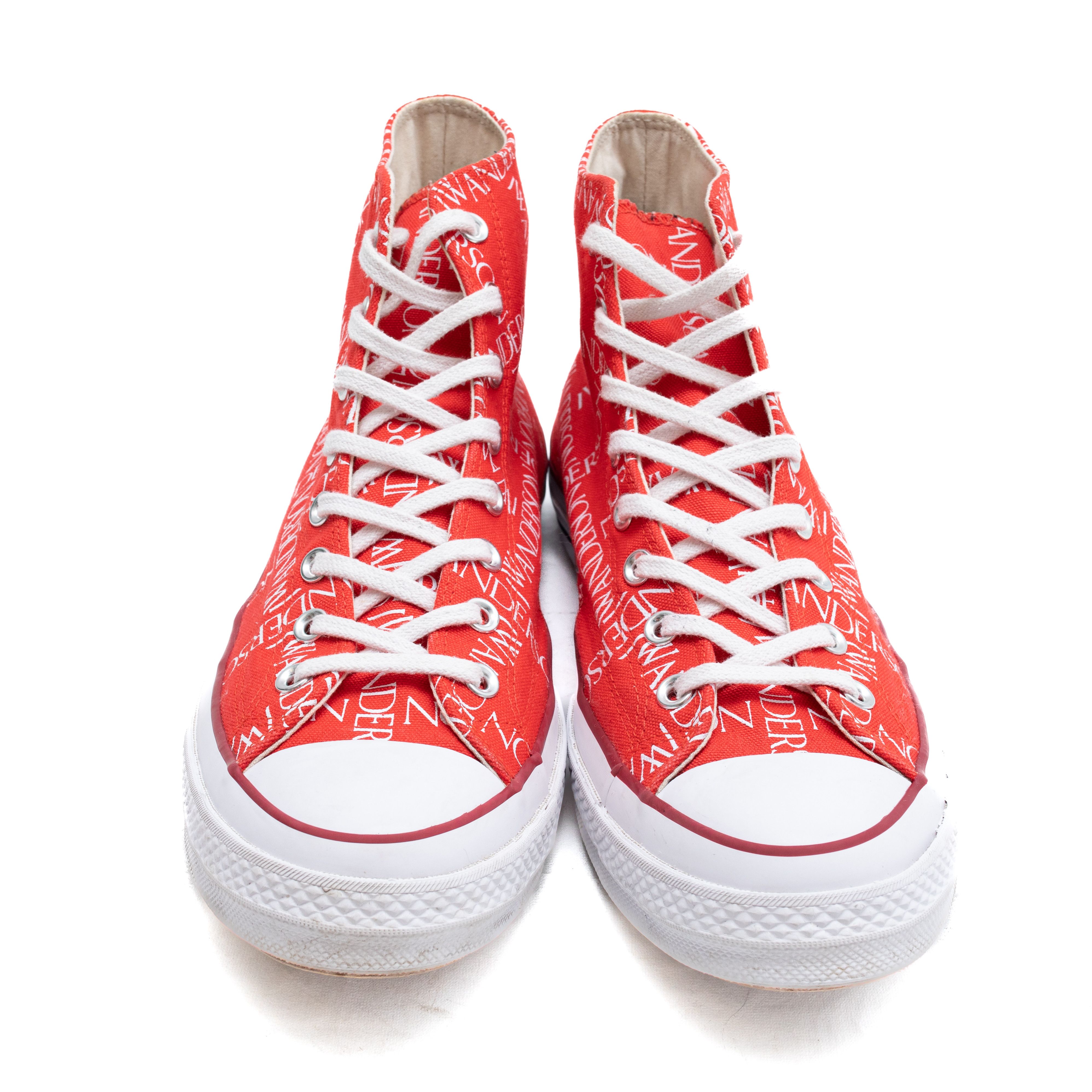 Converse × JW Anderson CONVERSE X JW ANDERSON Chuck Taylor High Red Size US 12 / EU 45 - 5 Thumbnail