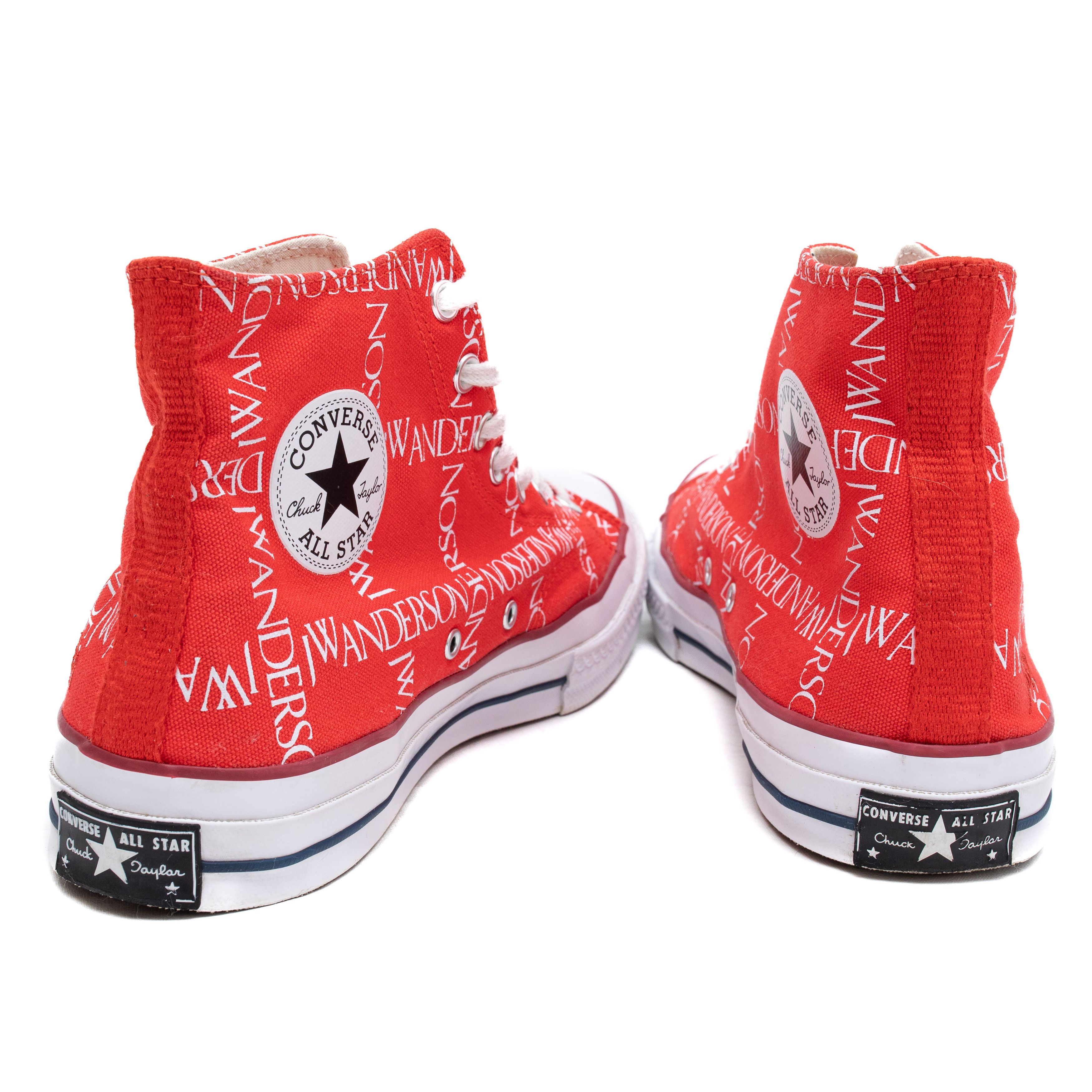 Converse × JW Anderson CONVERSE X JW ANDERSON Chuck Taylor High Red Size US 12 / EU 45 - 7 Thumbnail