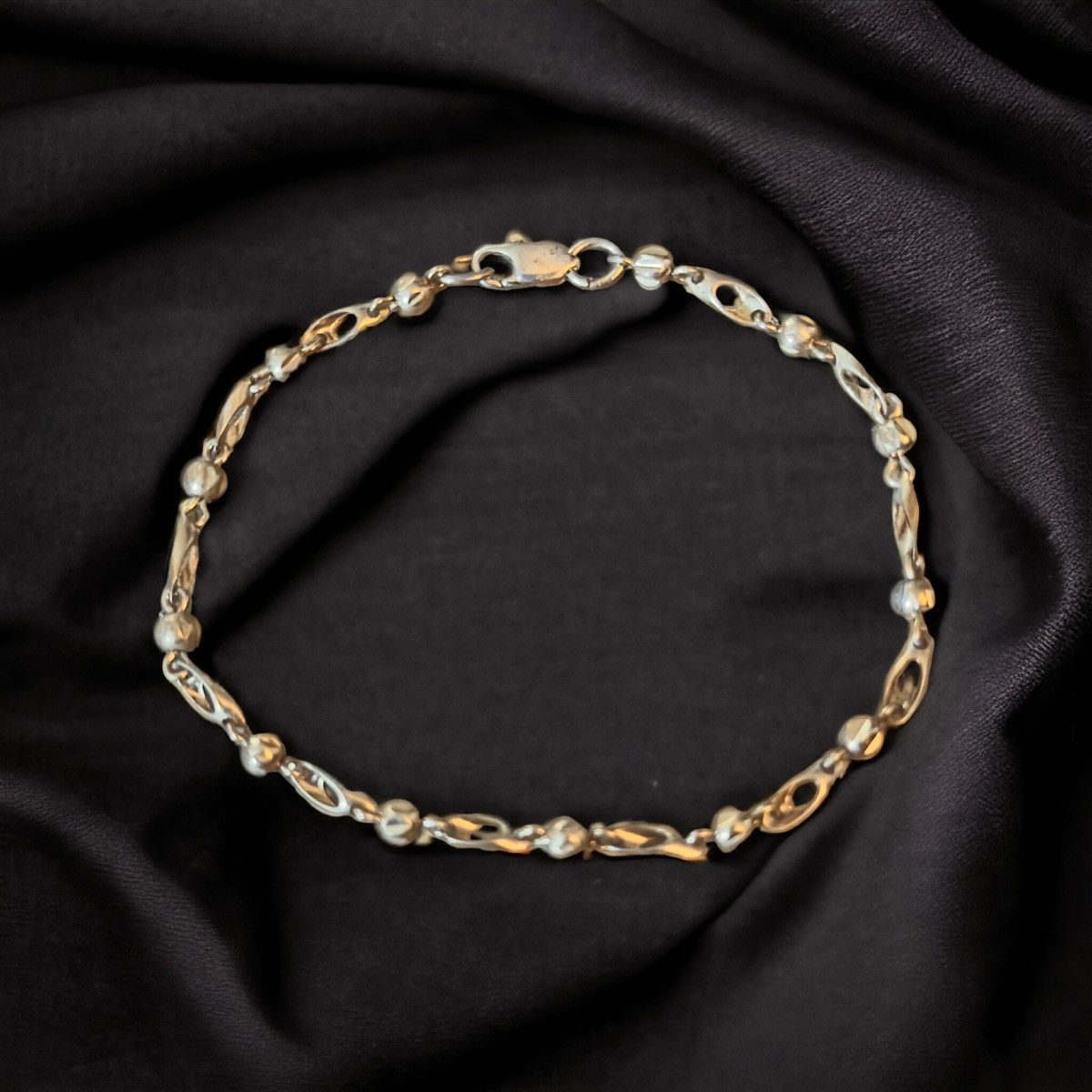 Vintage Vintage ball and link chain bracelet Grailed