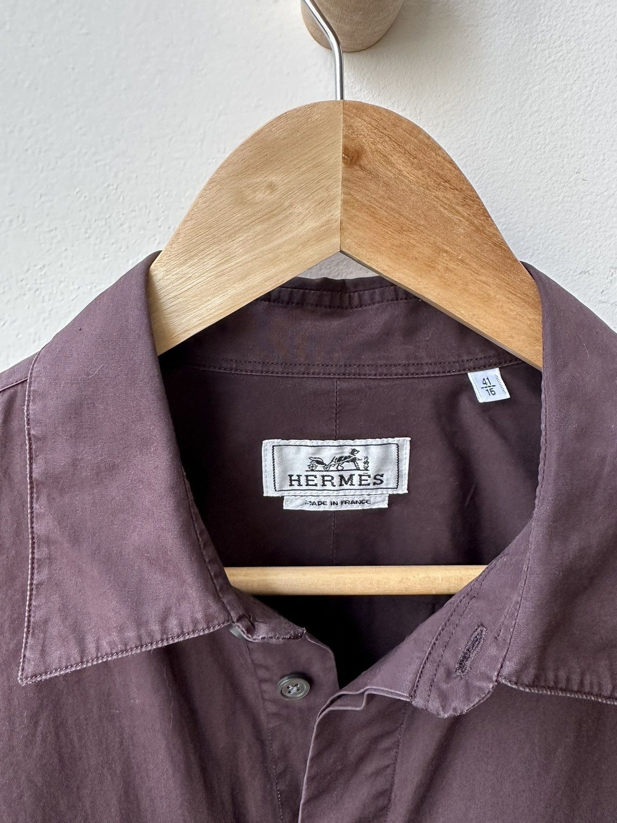 Hermes Hermes Multi Pocket Cotton Button Up Size US L / EU 52-54 / 3 - 3 Thumbnail