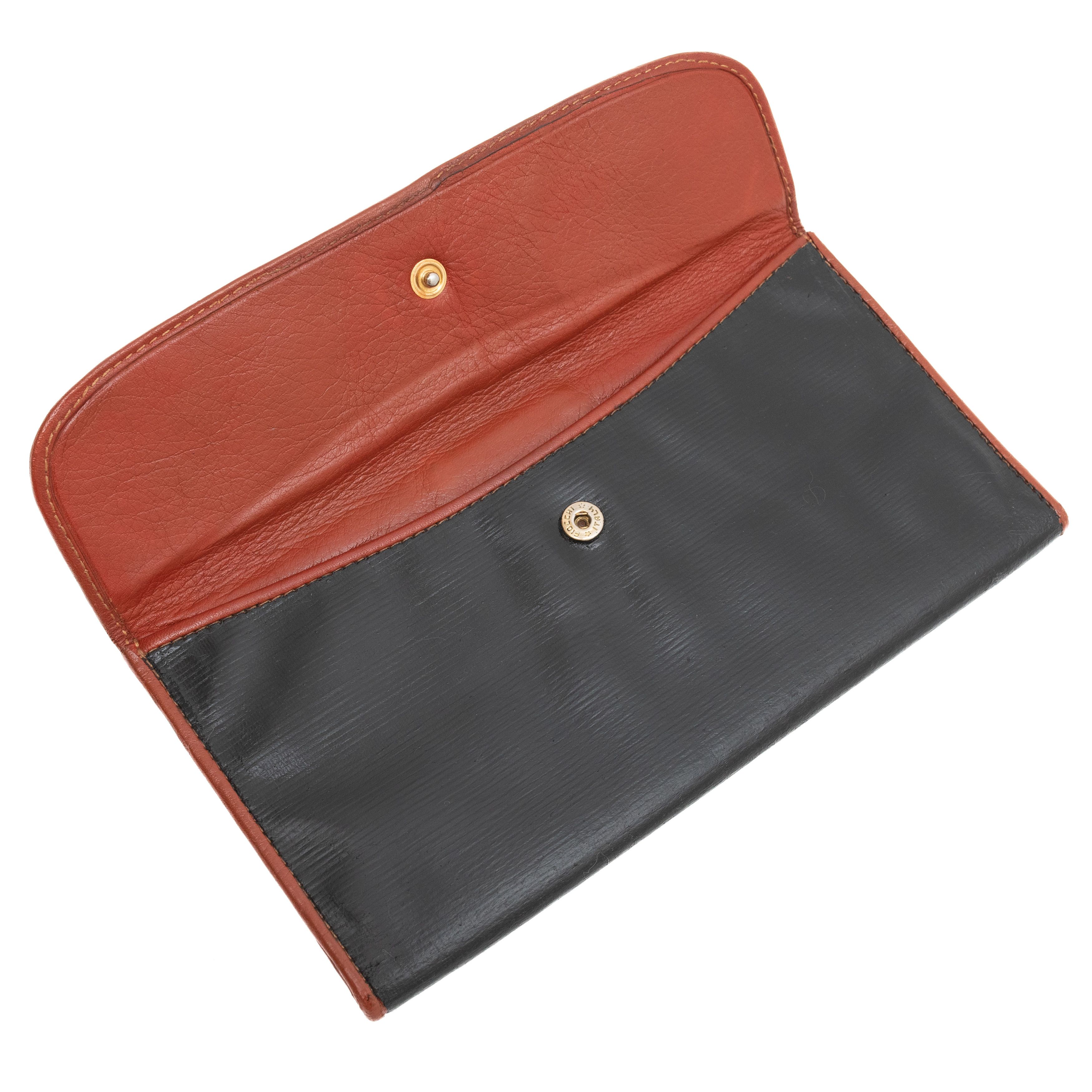 Fendi FENDI Vintage Trifold FF Logo Wallet Black / Brown Size ONE SIZE - 8 Thumbnail