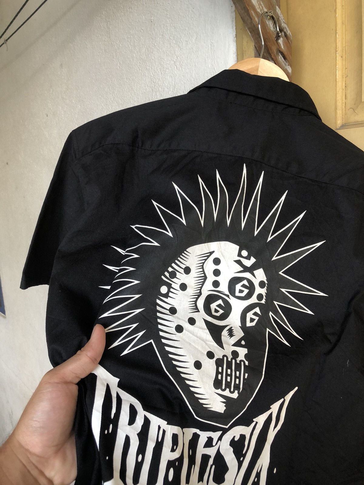 Japanese Brand Rare❗️Triplesix Punk Drunkers Wrestling of Darkness Shirt Size US XL / EU 56 / 4 - 12 Thumbnail