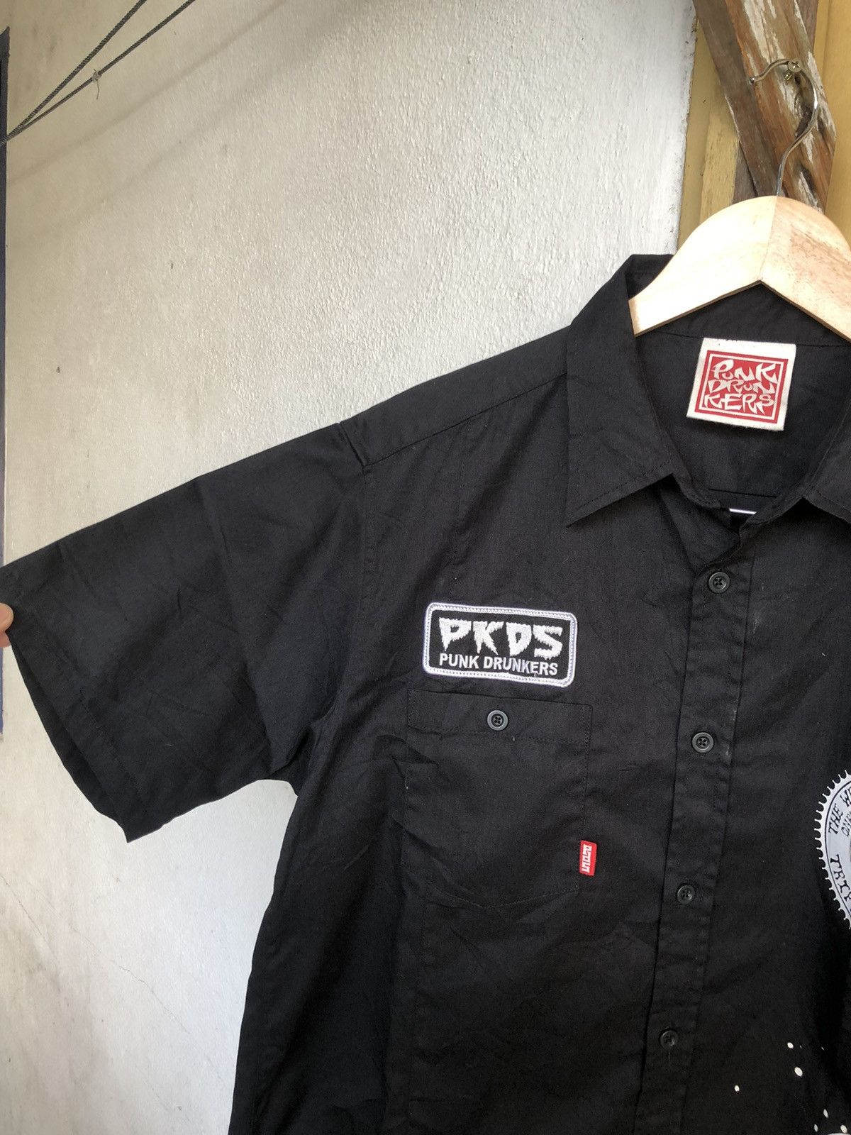 Japanese Brand Rare❗️Triplesix Punk Drunkers Wrestling of Darkness Shirt Size US XL / EU 56 / 4 - 5 Thumbnail