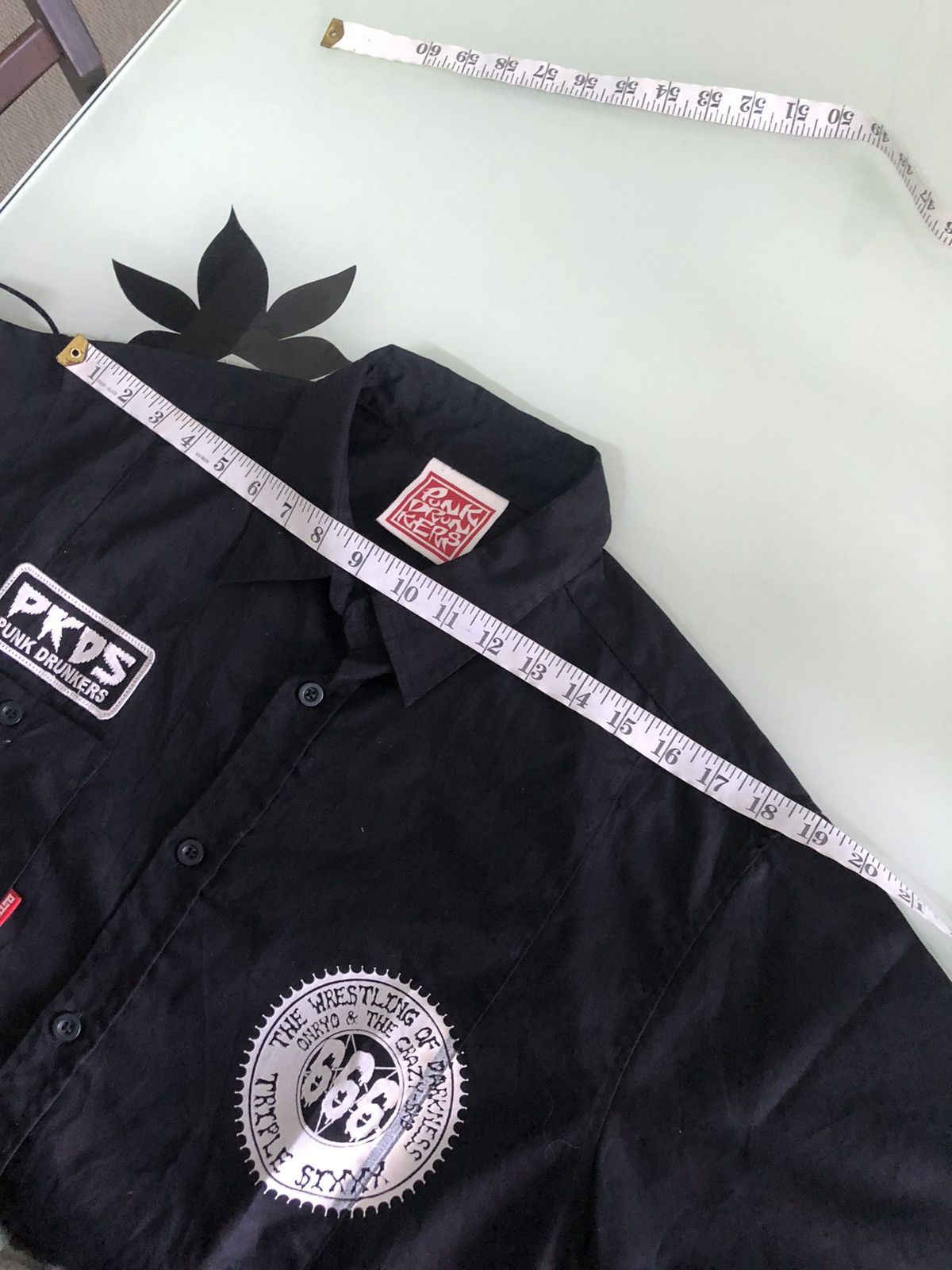 Japanese Brand Rare❗️Triplesix Punk Drunkers Wrestling of Darkness Shirt Size US XL / EU 56 / 4 - 19 Thumbnail