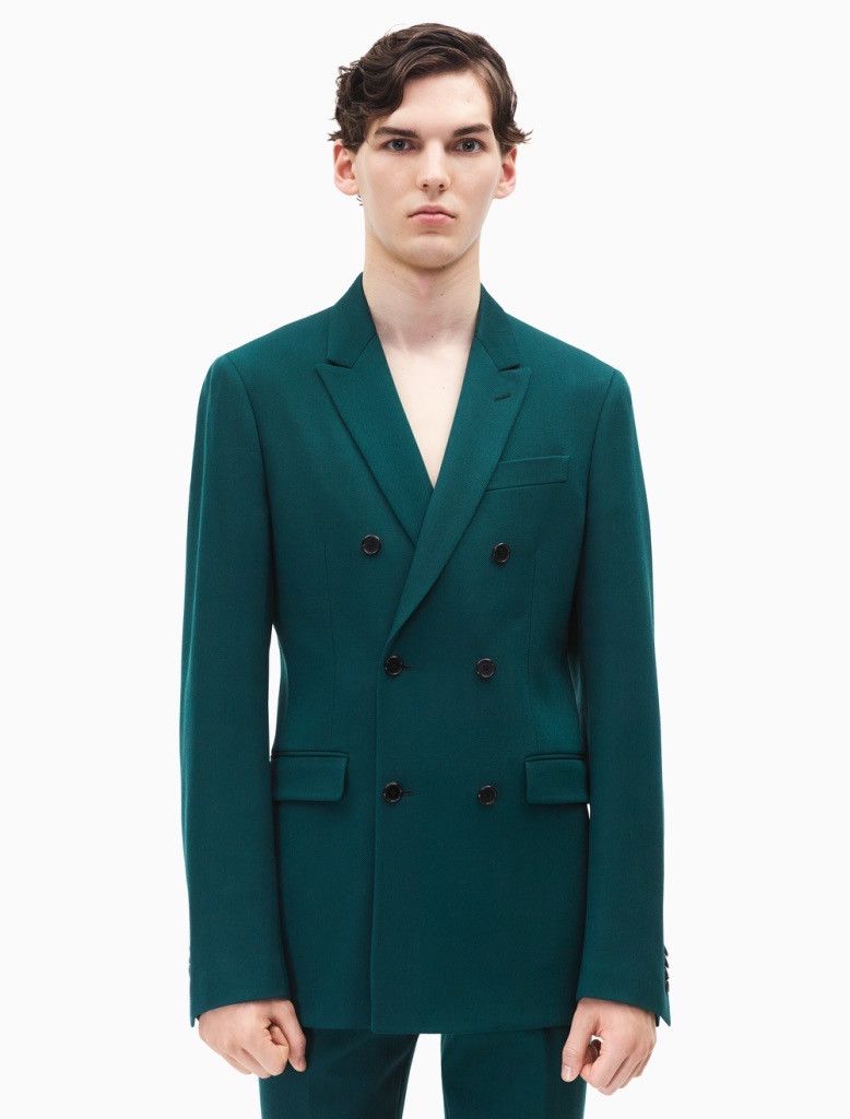 Calvin Klein 205W39NYC FW17 CLASSIC DB BLAZER FOREST GREEN Size US M / EU 48-50 / 2 - 3 Thumbnail