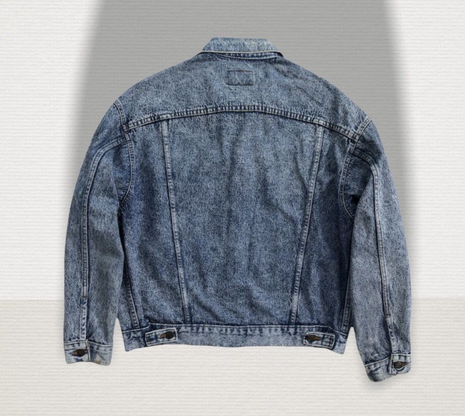 Levi's Vintage 80s Levis Trucker Jacket Made In USA 🇺🇸 Size US XL / EU 56 / 4 - 2 Thumbnail