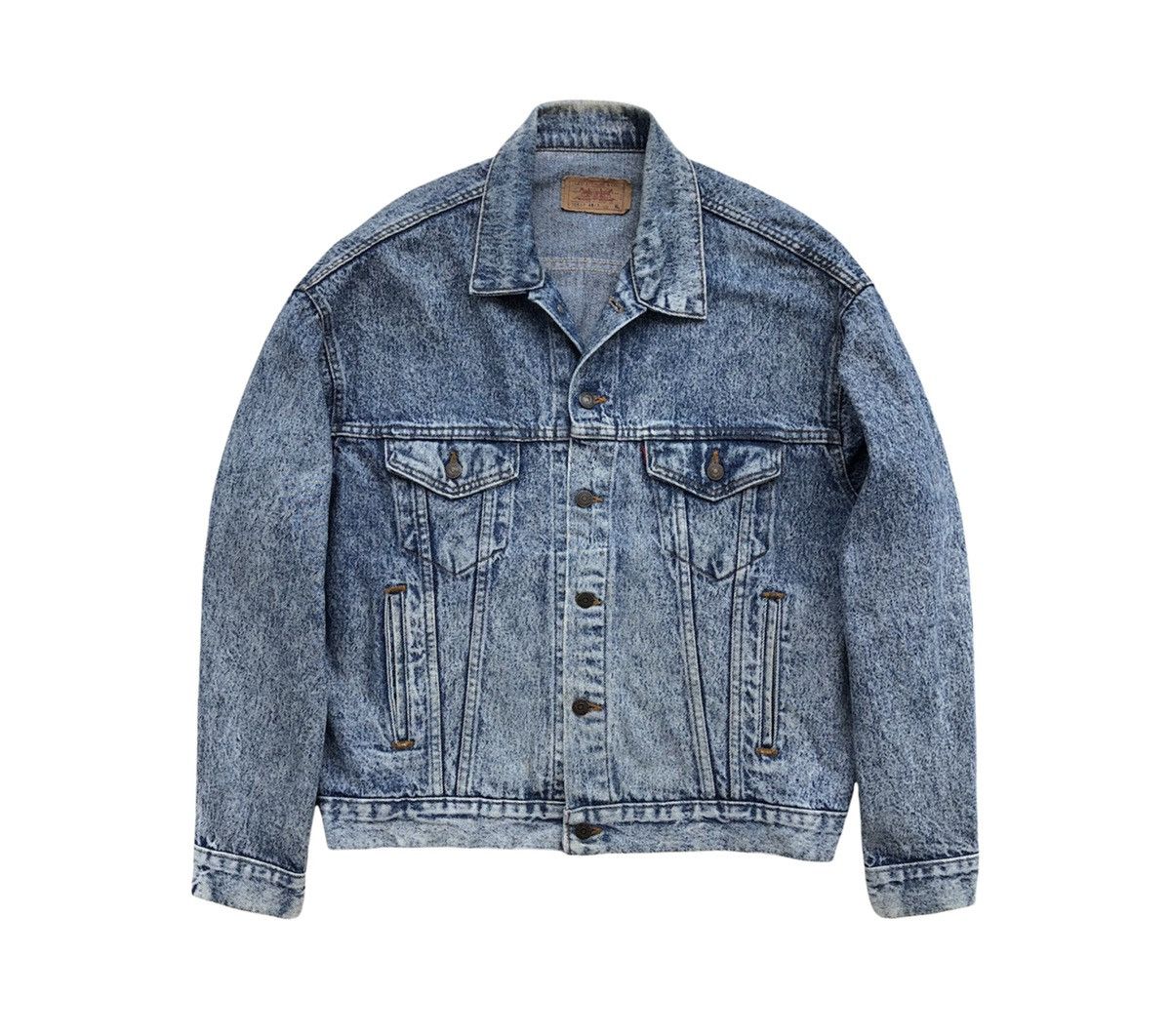 Levi's Vintage 80s Levis Trucker Jacket Made In USA 🇺🇸 Size US XL / EU 56 / 4 - 12 Thumbnail