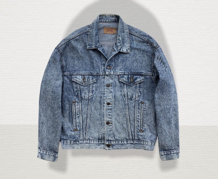 Levi's Vintage 80s Levis Trucker Jacket Made In USA 🇺🇸 Size US XL / EU 56 / 4 - 1 Thumbnail