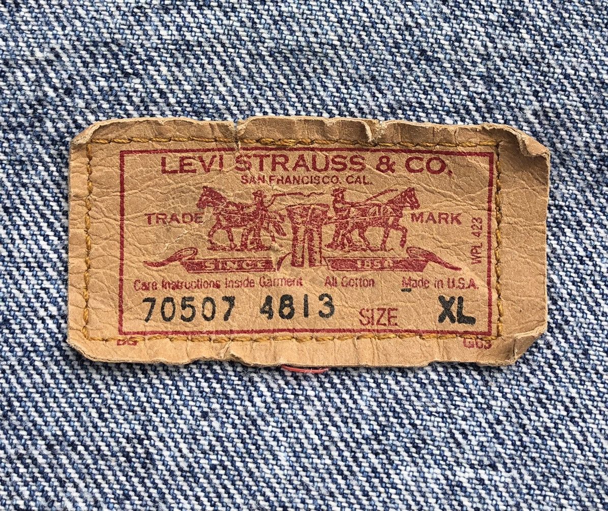 Levi's Vintage 80s Levis Trucker Jacket Made In USA 🇺🇸 Size US XL / EU 56 / 4 - 17 Thumbnail