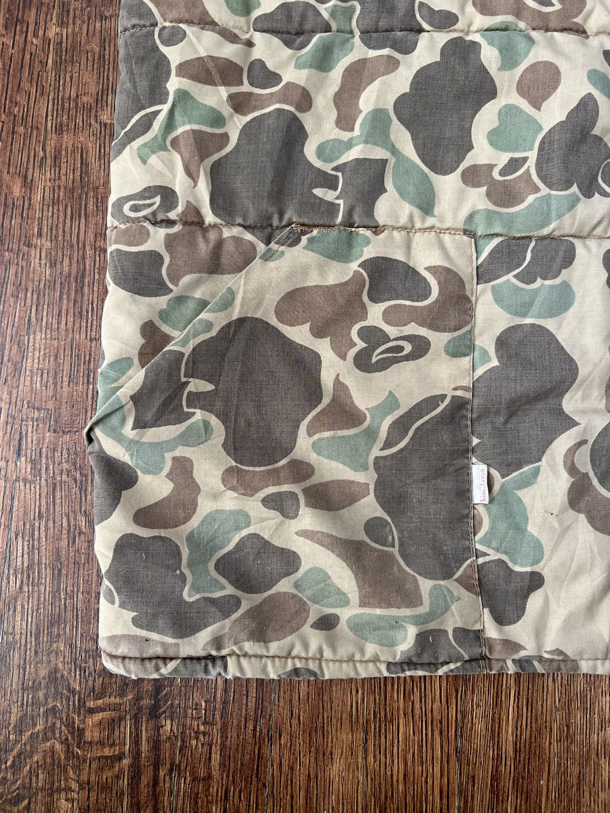 Vintage Vintage Duck Camo quilted hunting vest Size US L / EU 52-54 / 3 - 3 Thumbnail