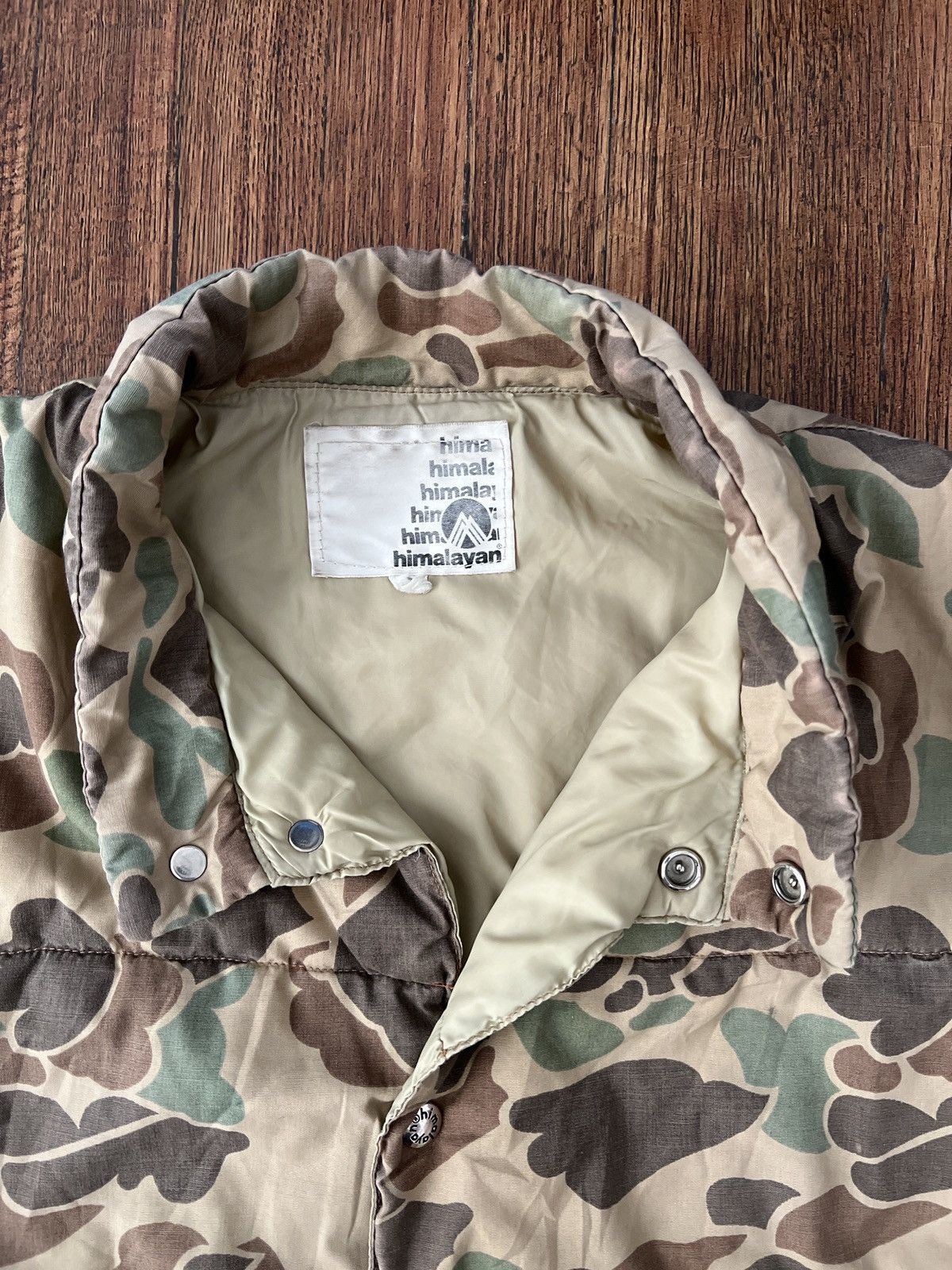Vintage Vintage Duck Camo quilted hunting vest Size US L / EU 52-54 / 3 - 4 Thumbnail