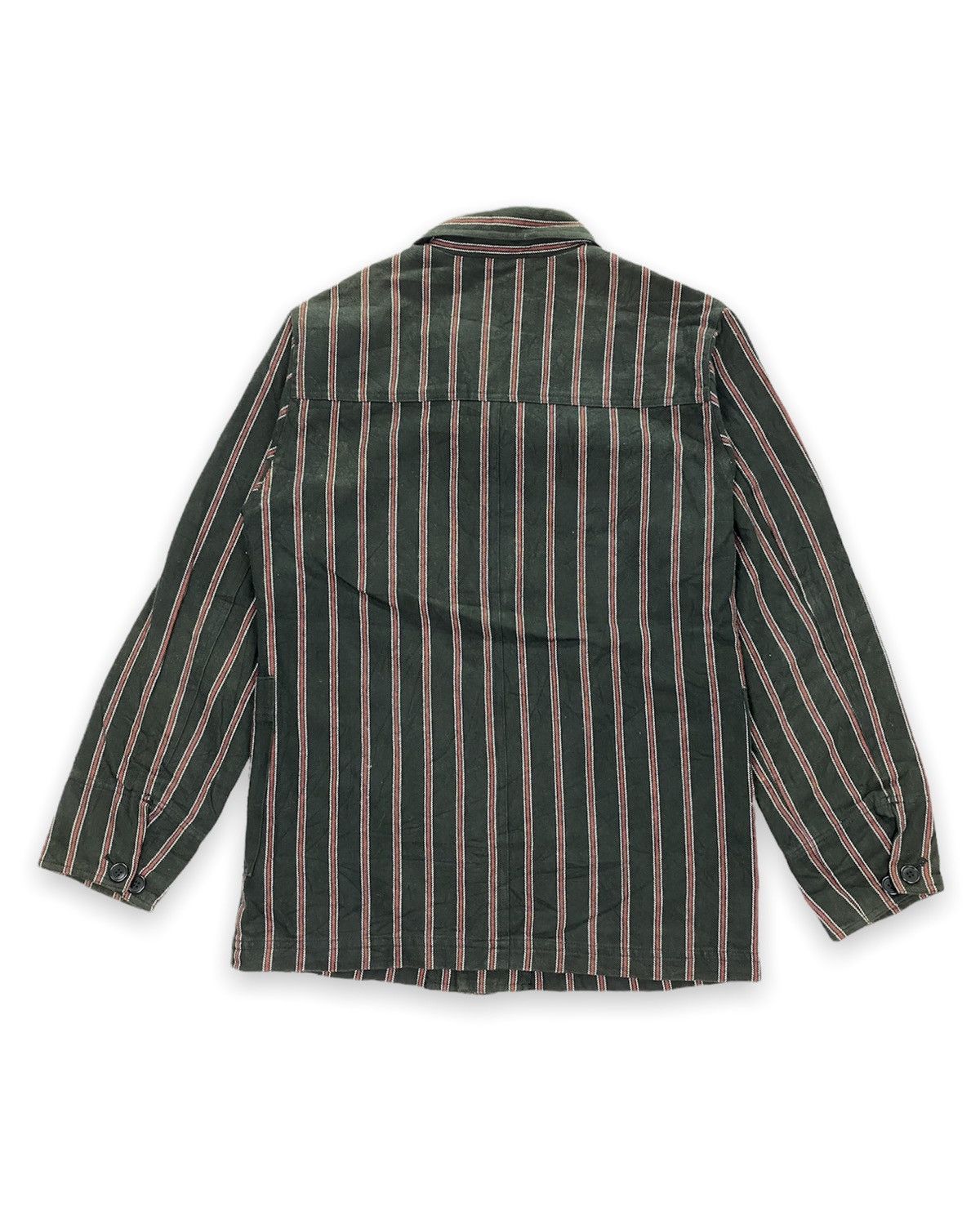 Japanese Brand Cool Scat Stripes Chore Jacket Size US S / EU 44-46 / 1 - 2 Thumbnail