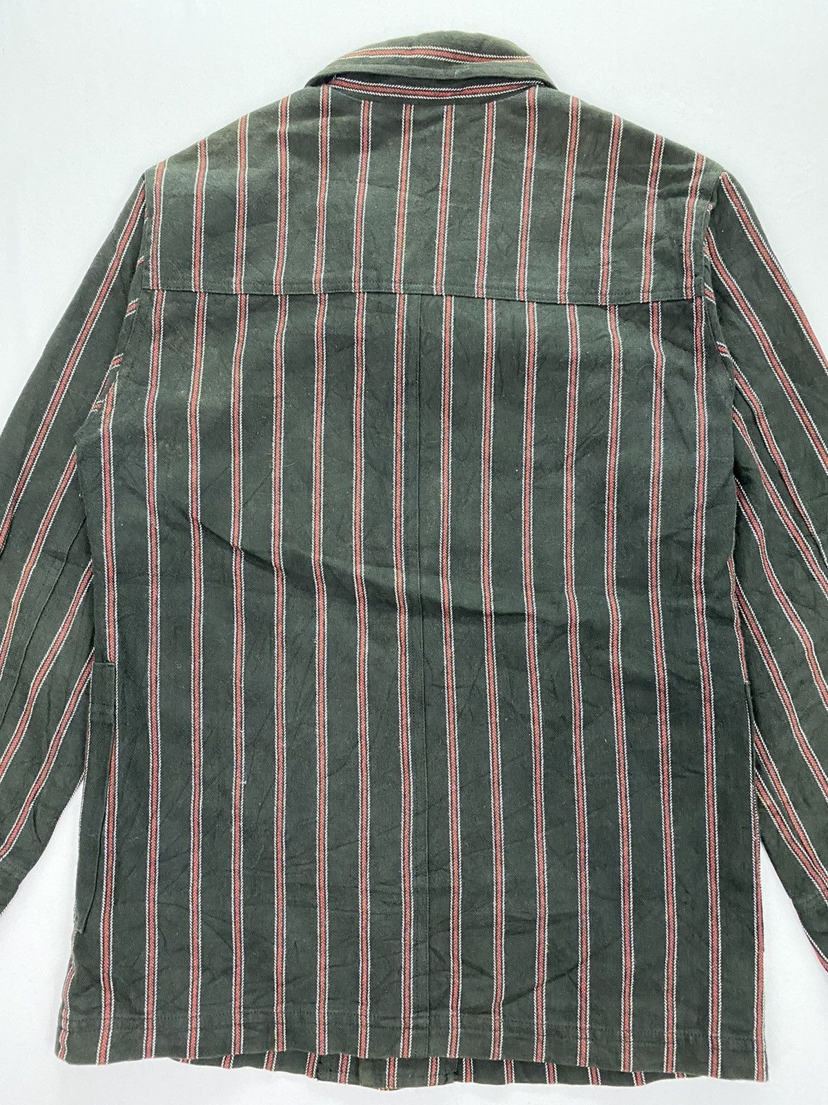 Japanese Brand Cool Scat Stripes Chore Jacket Size US S / EU 44-46 / 1 - 4 Thumbnail