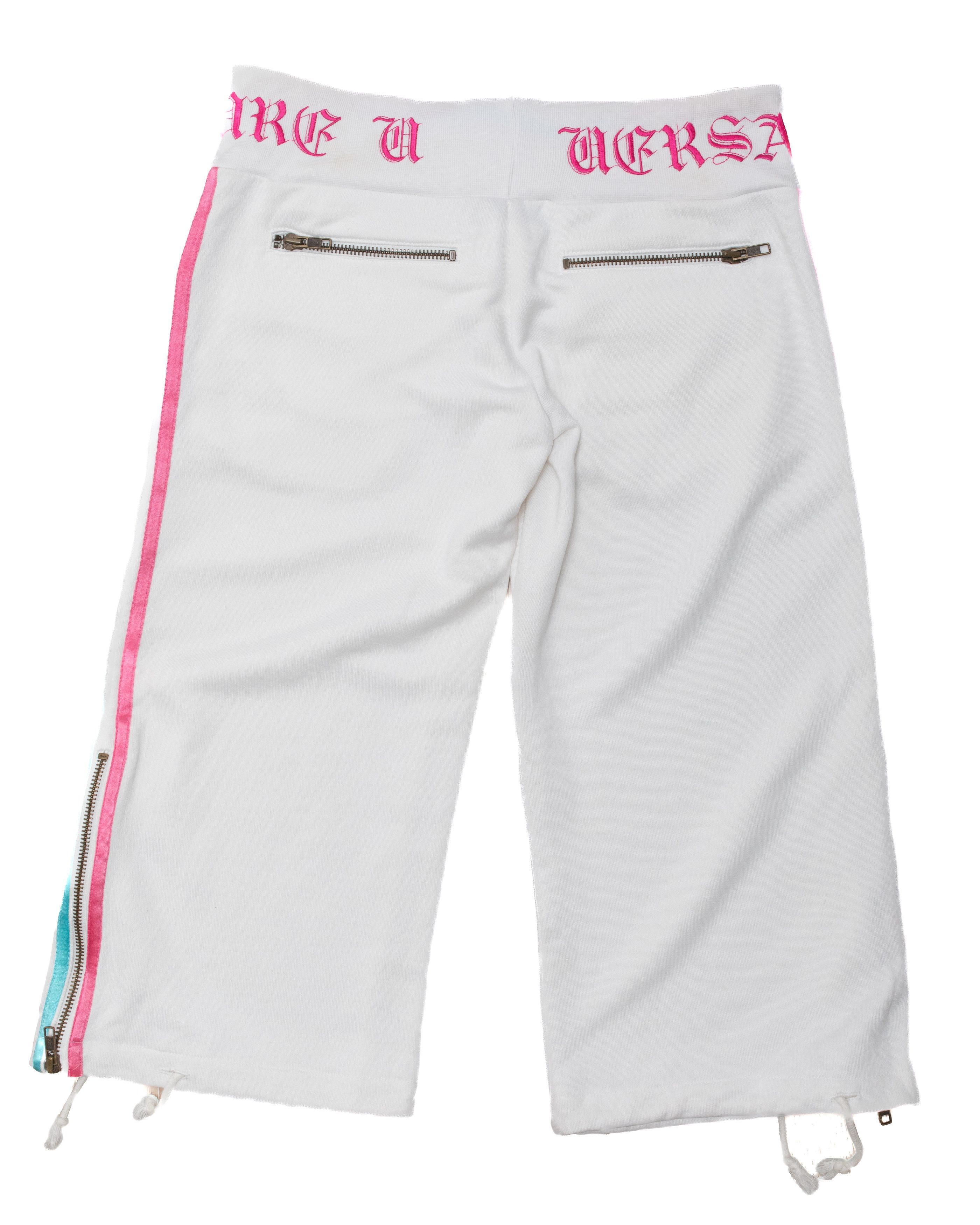 Versace VERSCE JEANS COUTURE Y2K Sweat Bermudas Shorts Size 26" / US 2 / IT 38 - 3 Thumbnail