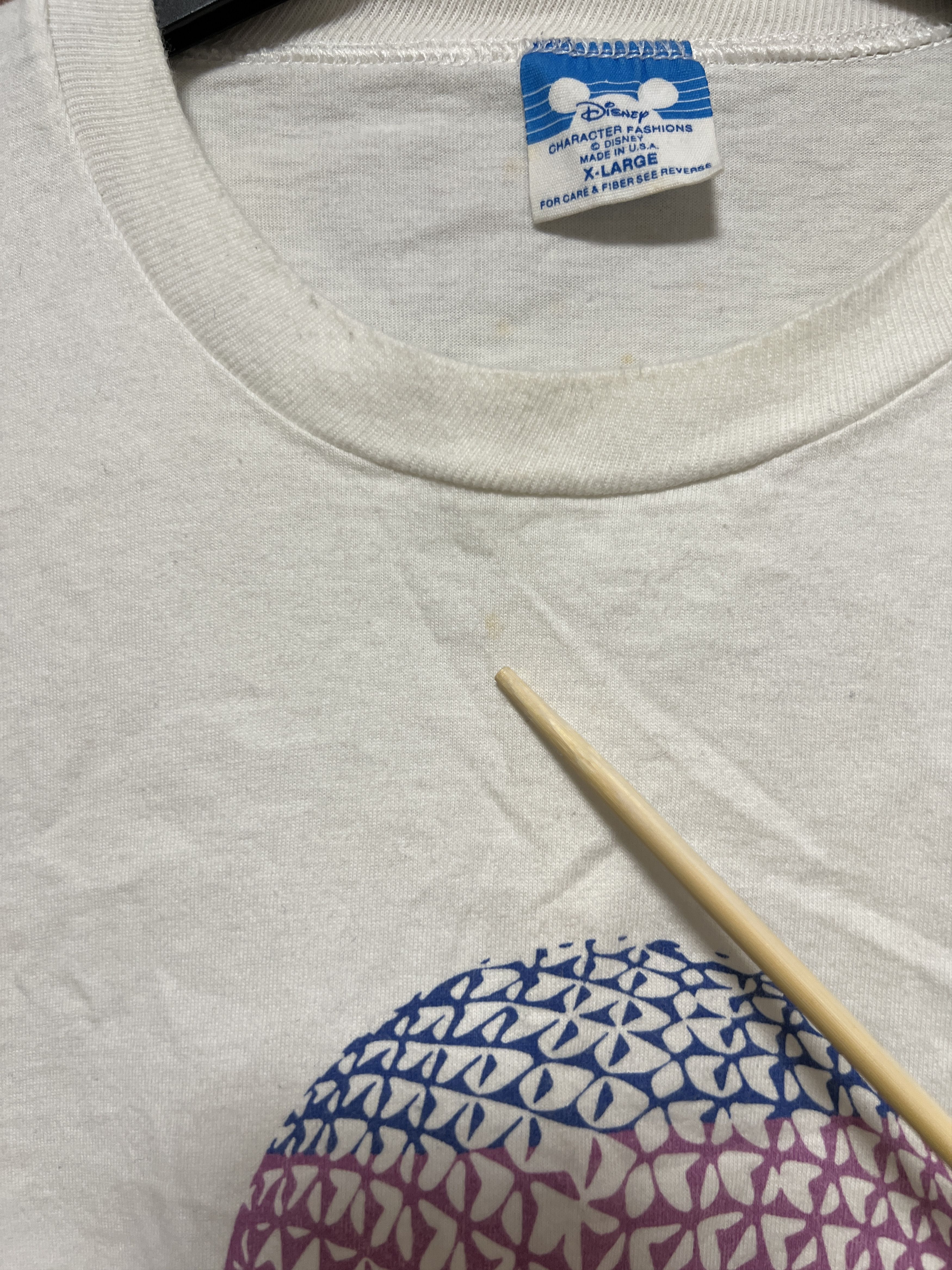 Cartoon Network × Disney × Vintage Vintage 90s Walt Disney World Epcot Center T-shirt Size US XL / EU 56 / 4 - 5 Thumbnail