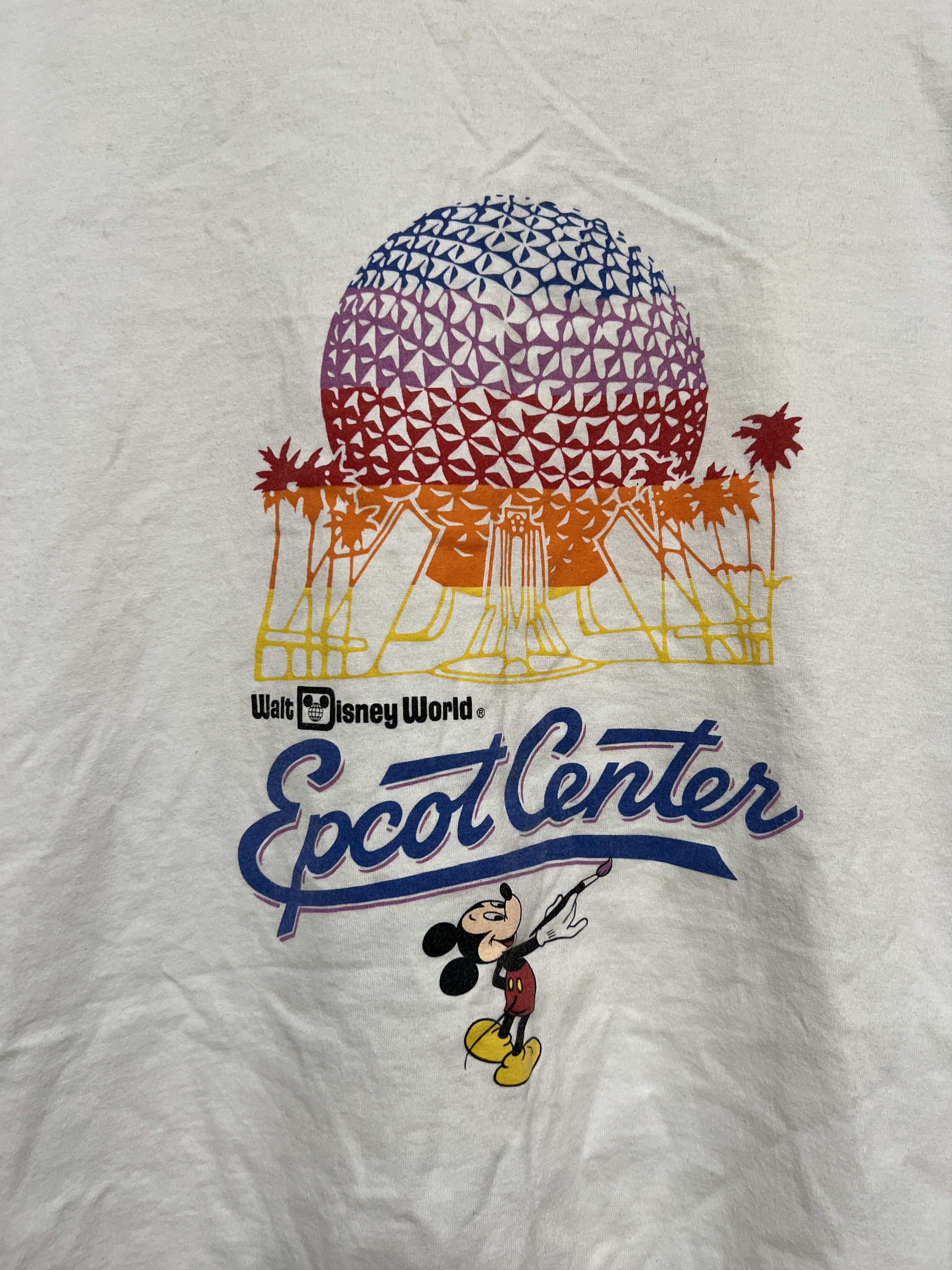 Cartoon Network × Disney × Vintage Vintage 90s Walt Disney World Epcot Center T-shirt Size US XL / EU 56 / 4 - 4 Thumbnail