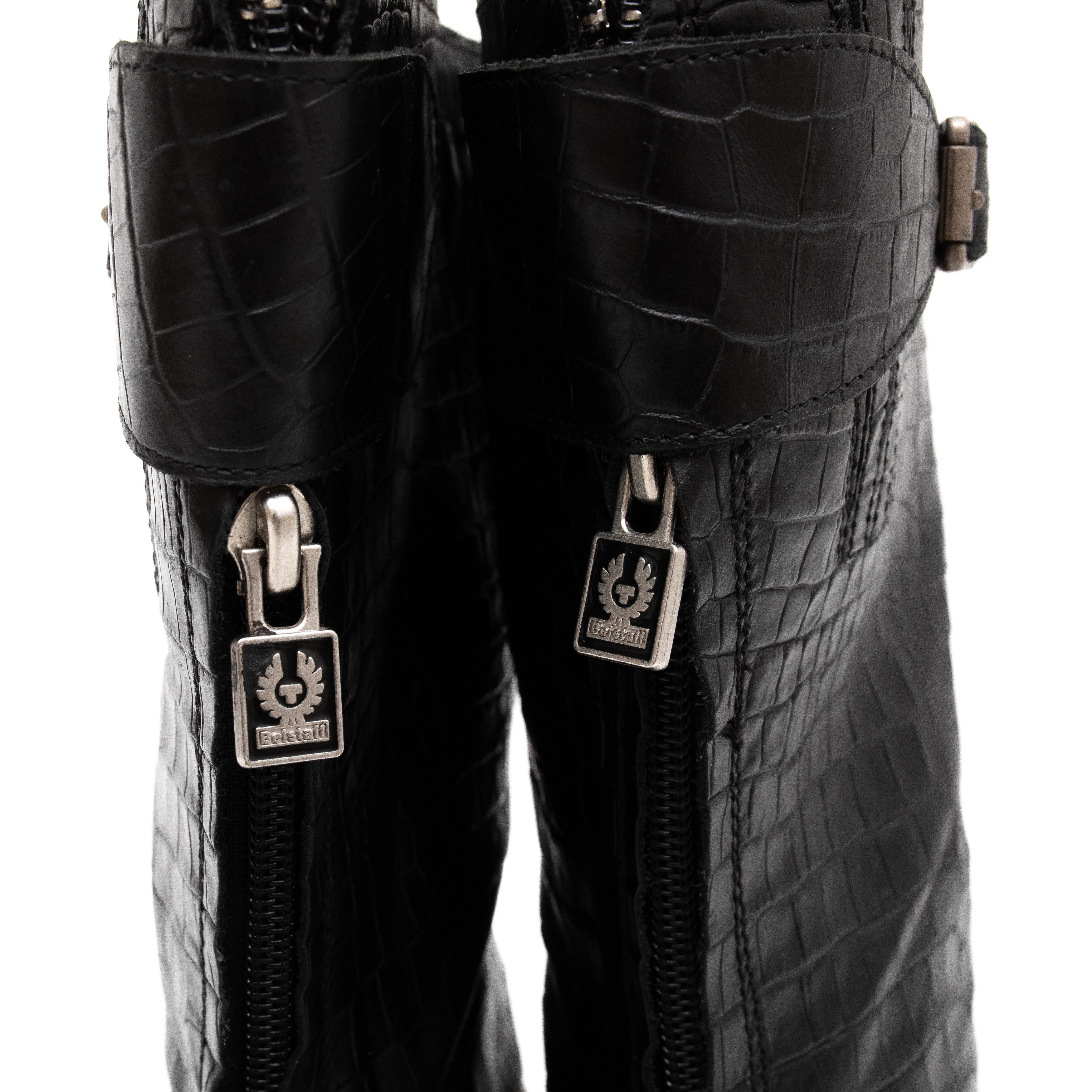 Belstaff BELSTAFF 425$ Crocodile Biker Roadmaster 1955 Boots Size US 7.5 / IT 37.5 - 9 Thumbnail