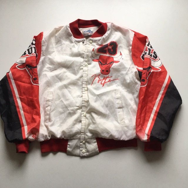 Chalk Line × NBA × Vintage Vintage 90s Chicago Bulls NBA Michael Jordan Graphic Jacket Size US M / EU 48-50 / 2 - 3 Thumbnail