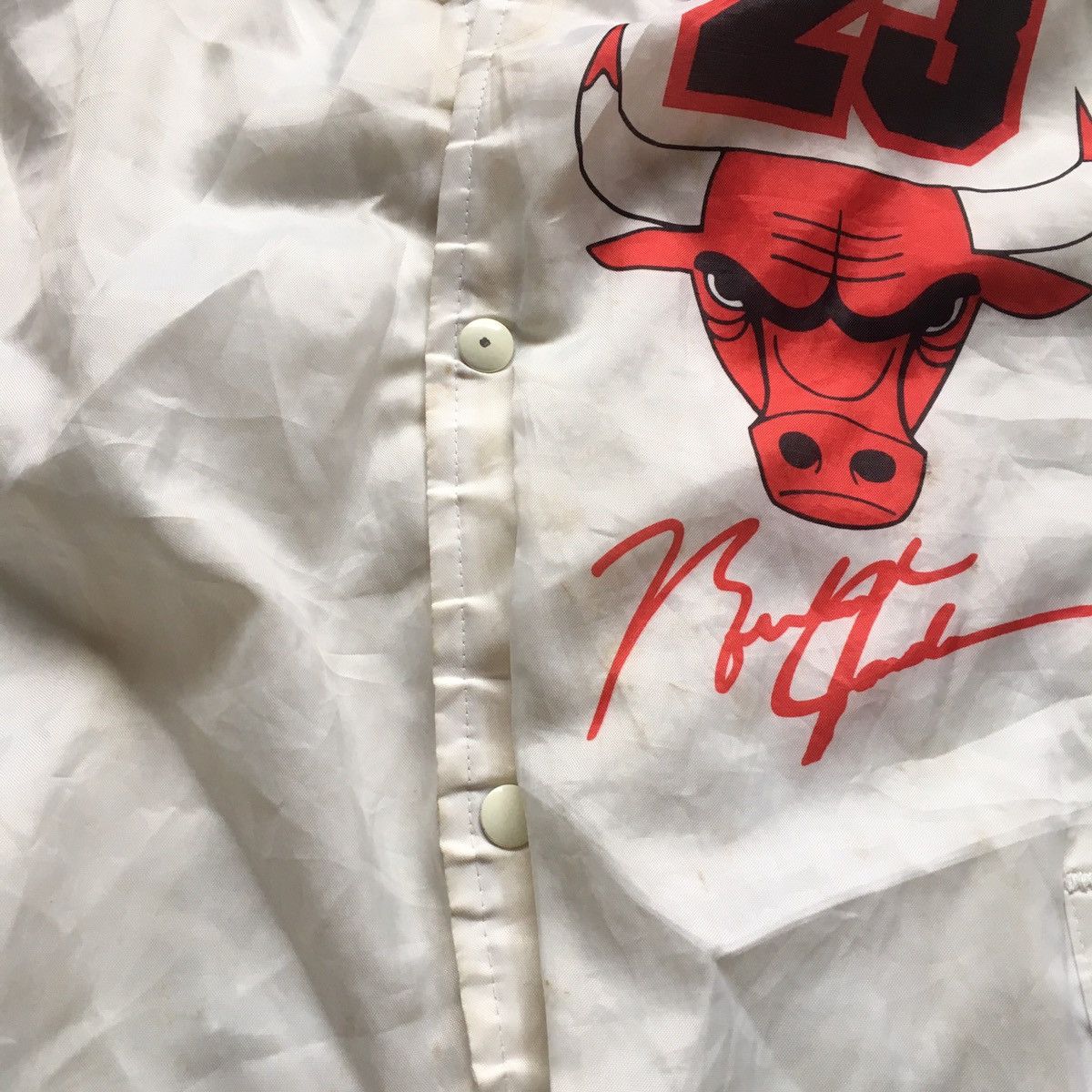 Chalk Line × NBA × Vintage Vintage 90s Chicago Bulls NBA Michael Jordan Graphic Jacket Size US M / EU 48-50 / 2 - 7 Thumbnail
