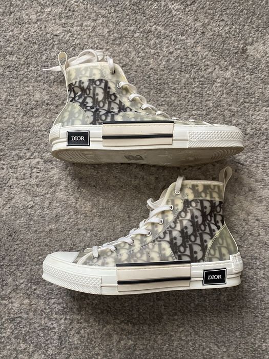 Dior Dior B23 High Top Logo Oblique Grailed