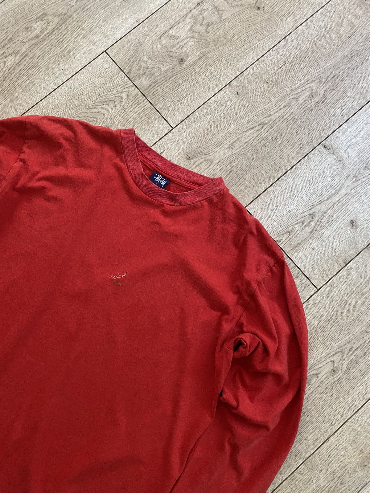 Stussy × Vintage Vintage Stussy 90s Long Sleeve Size L Size US L / EU 52-54 / 3 - 3 Thumbnail