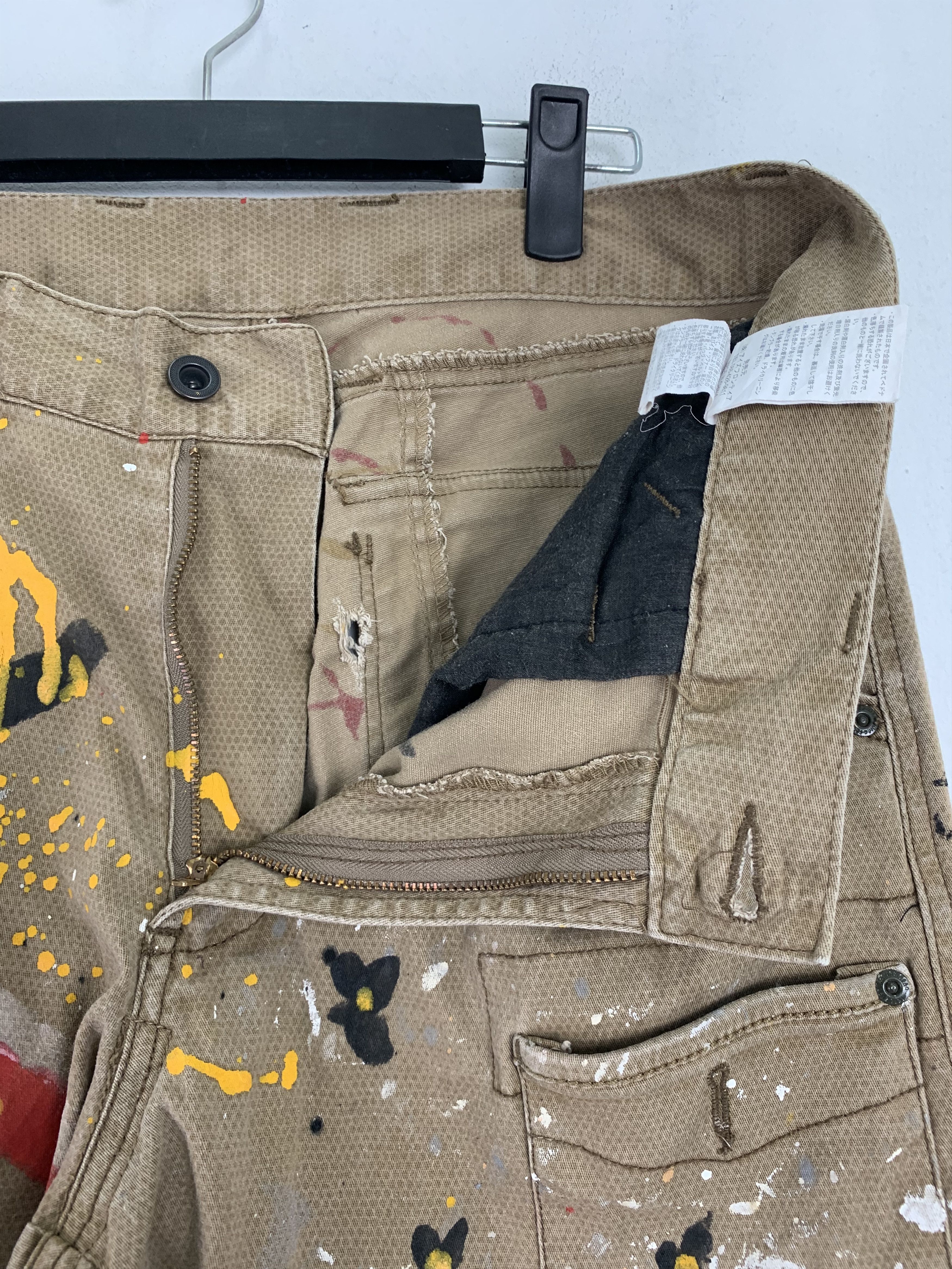 Japanese Brand Cargo Pants Painted Custom Vtg Japanese Branded Streetwear Size US 30 / EU 46 - 13 Thumbnail