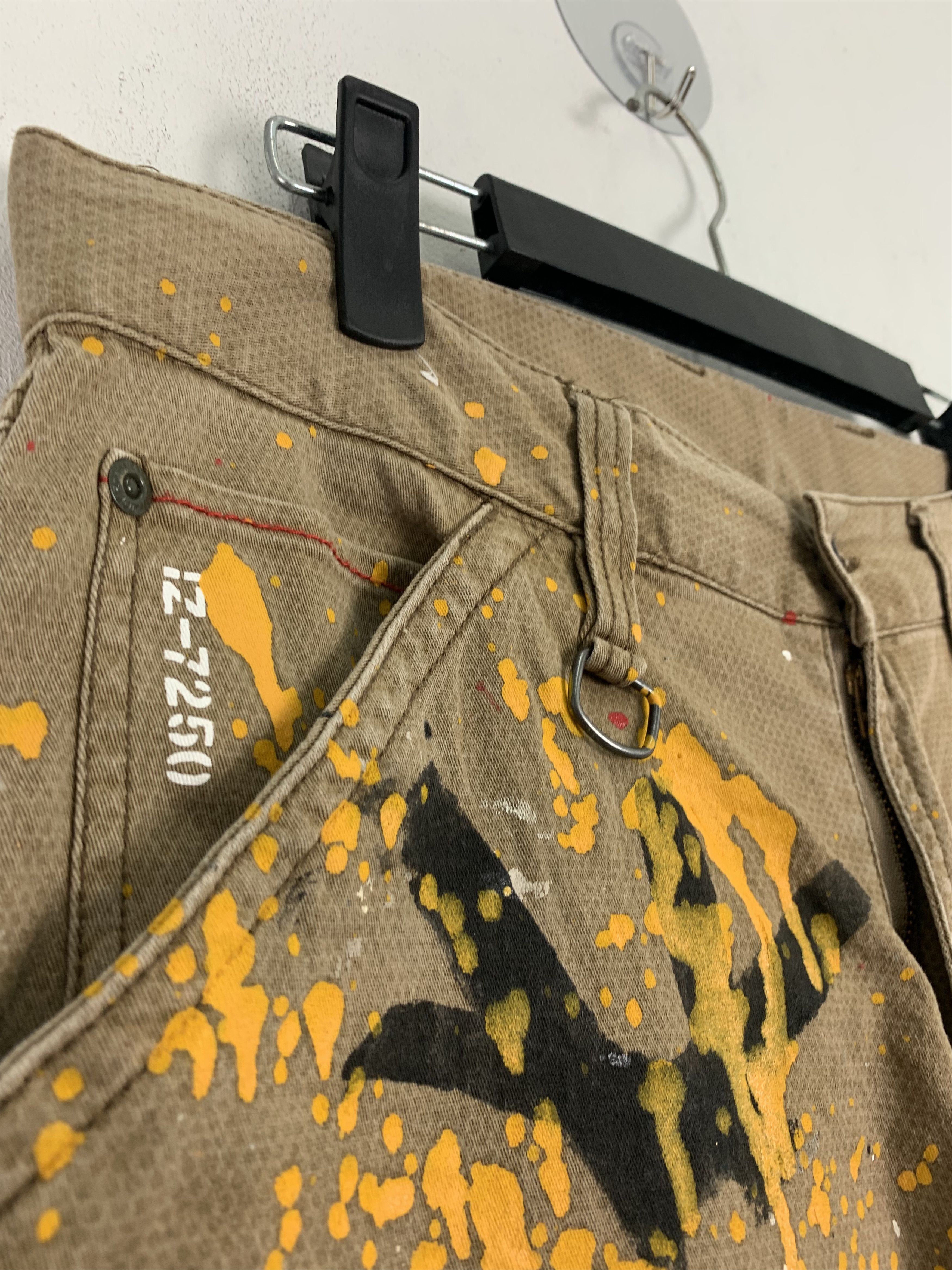Japanese Brand Cargo Pants Painted Custom Vtg Japanese Branded Streetwear Size US 30 / EU 46 - 12 Thumbnail