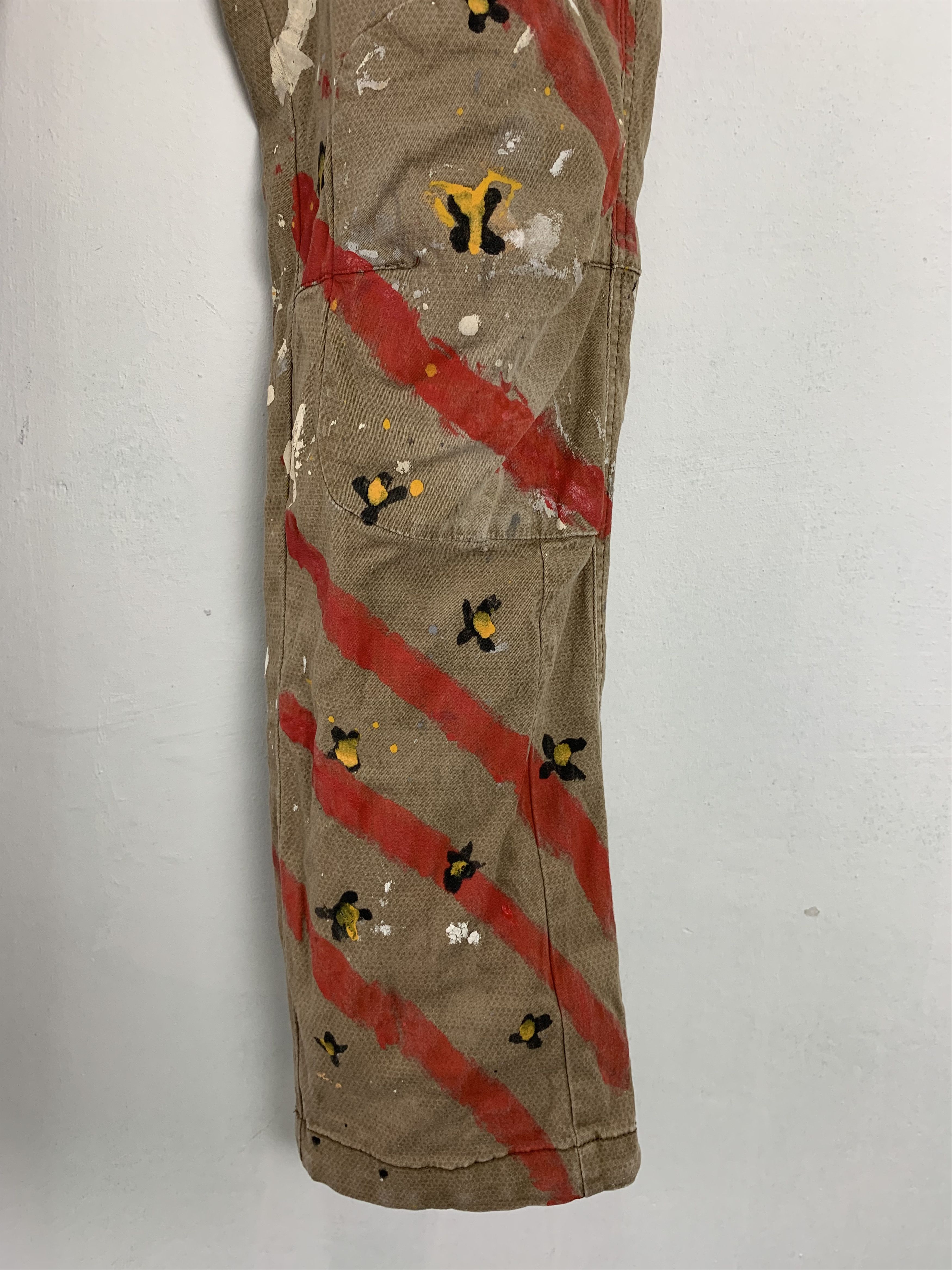 Japanese Brand Cargo Pants Painted Custom Vtg Japanese Branded Streetwear Size US 30 / EU 46 - 9 Thumbnail