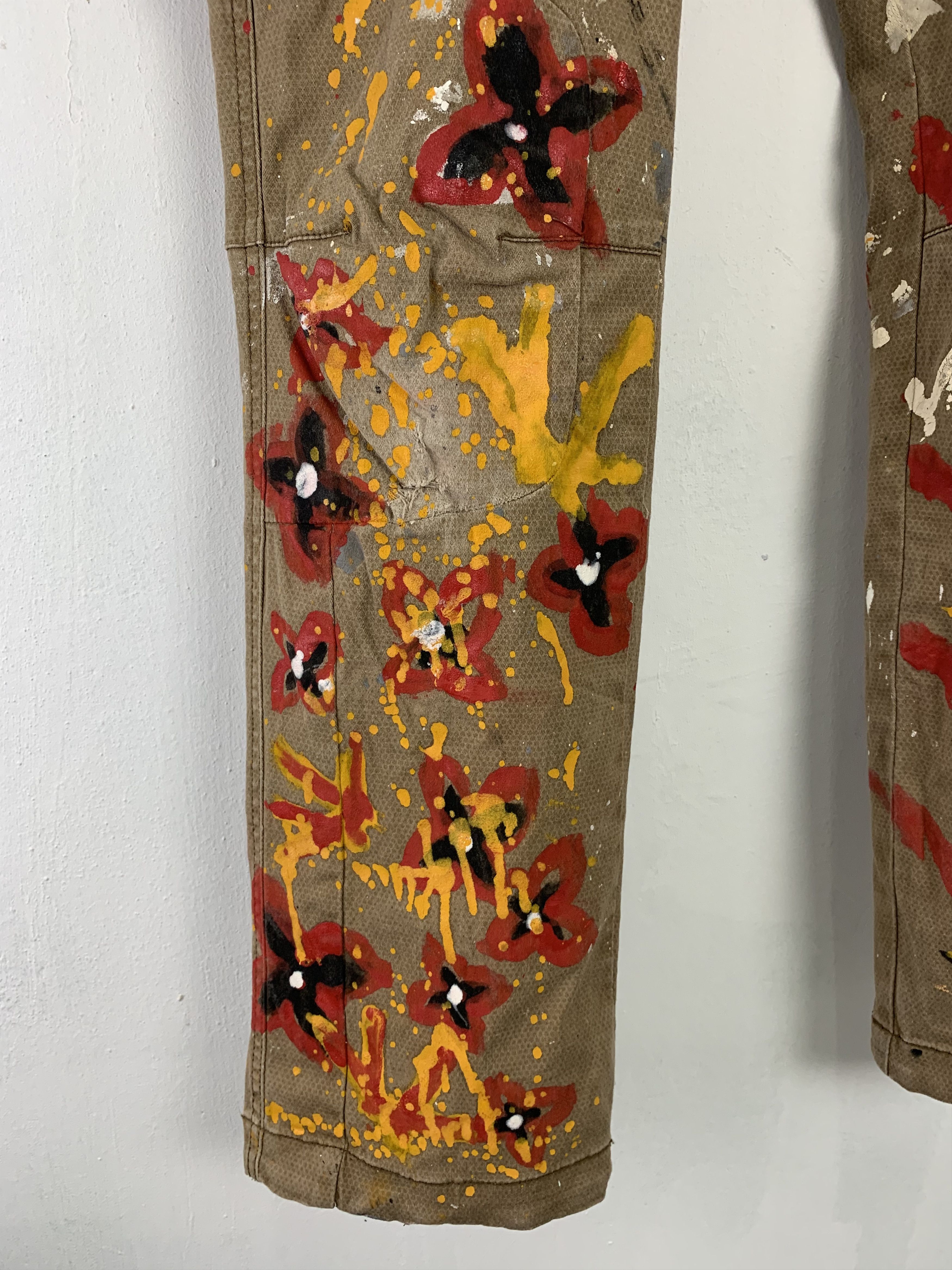 Japanese Brand Cargo Pants Painted Custom Vtg Japanese Branded Streetwear Size US 30 / EU 46 - 10 Thumbnail