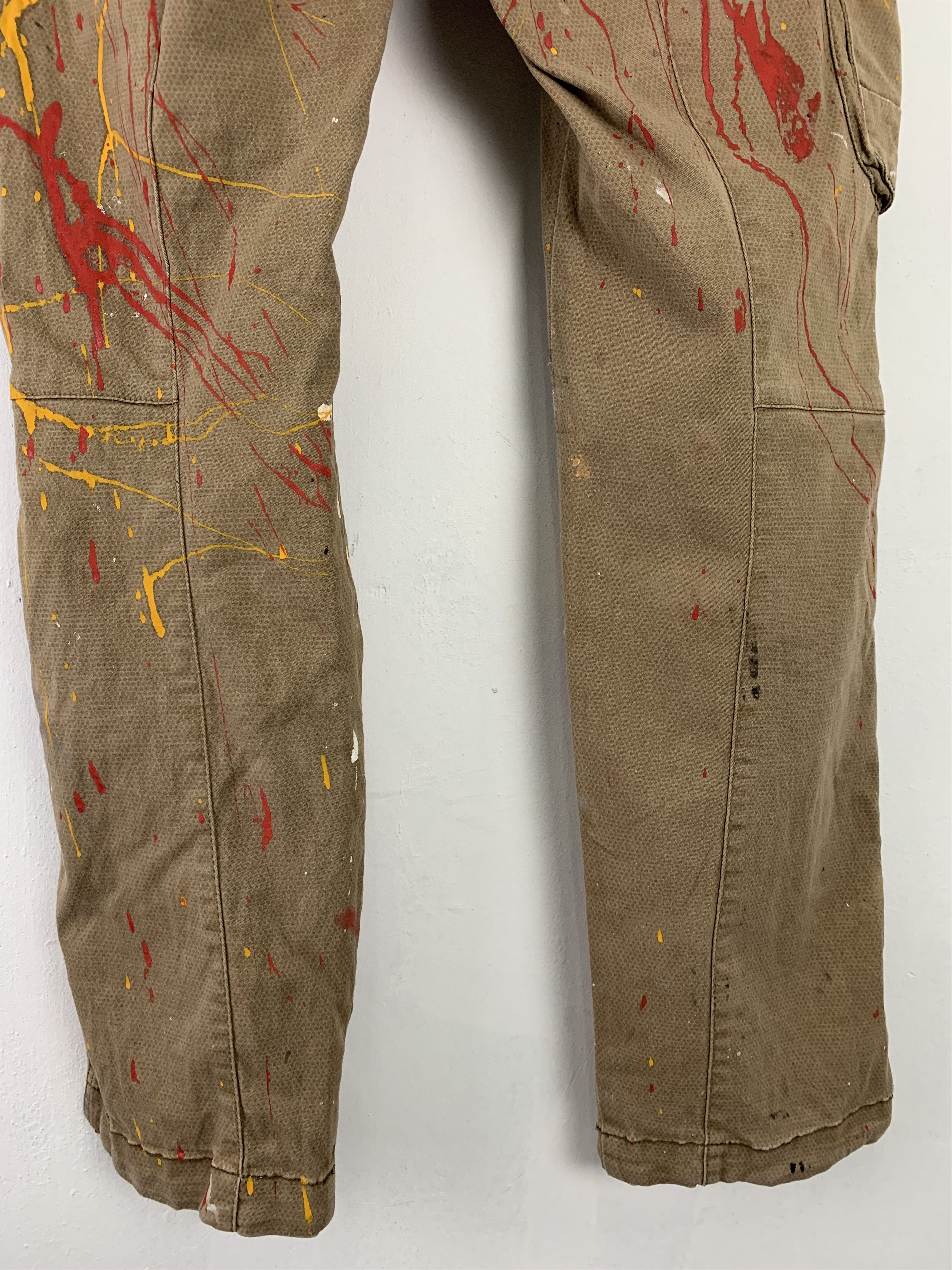 Japanese Brand Cargo Pants Painted Custom Vtg Japanese Branded Streetwear Size US 30 / EU 46 - 16 Thumbnail