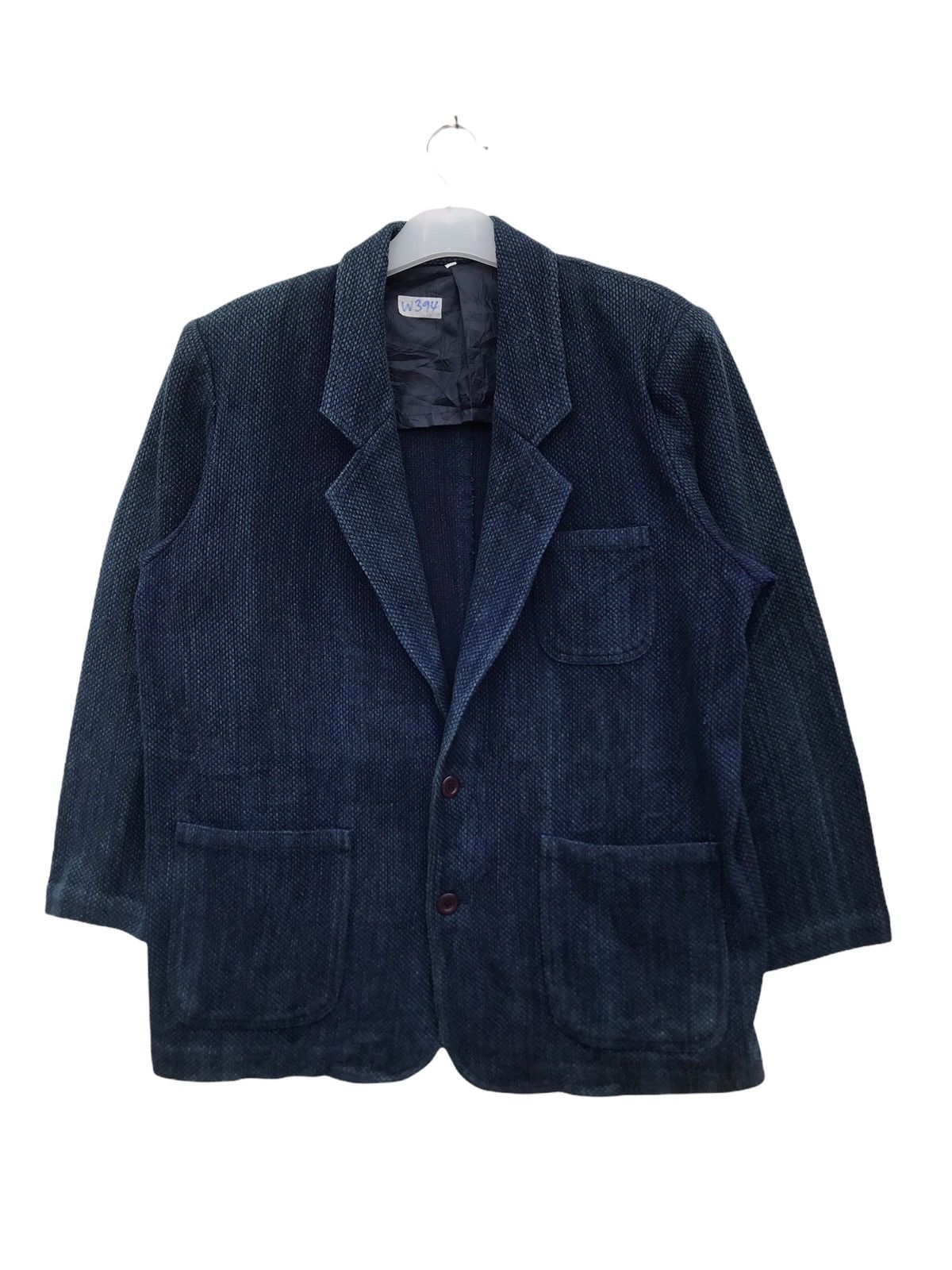 Indigo Vintage Indigo Dye Chore Jacket Size US L / EU 52-54 / 3 - 1 Thumbnail
