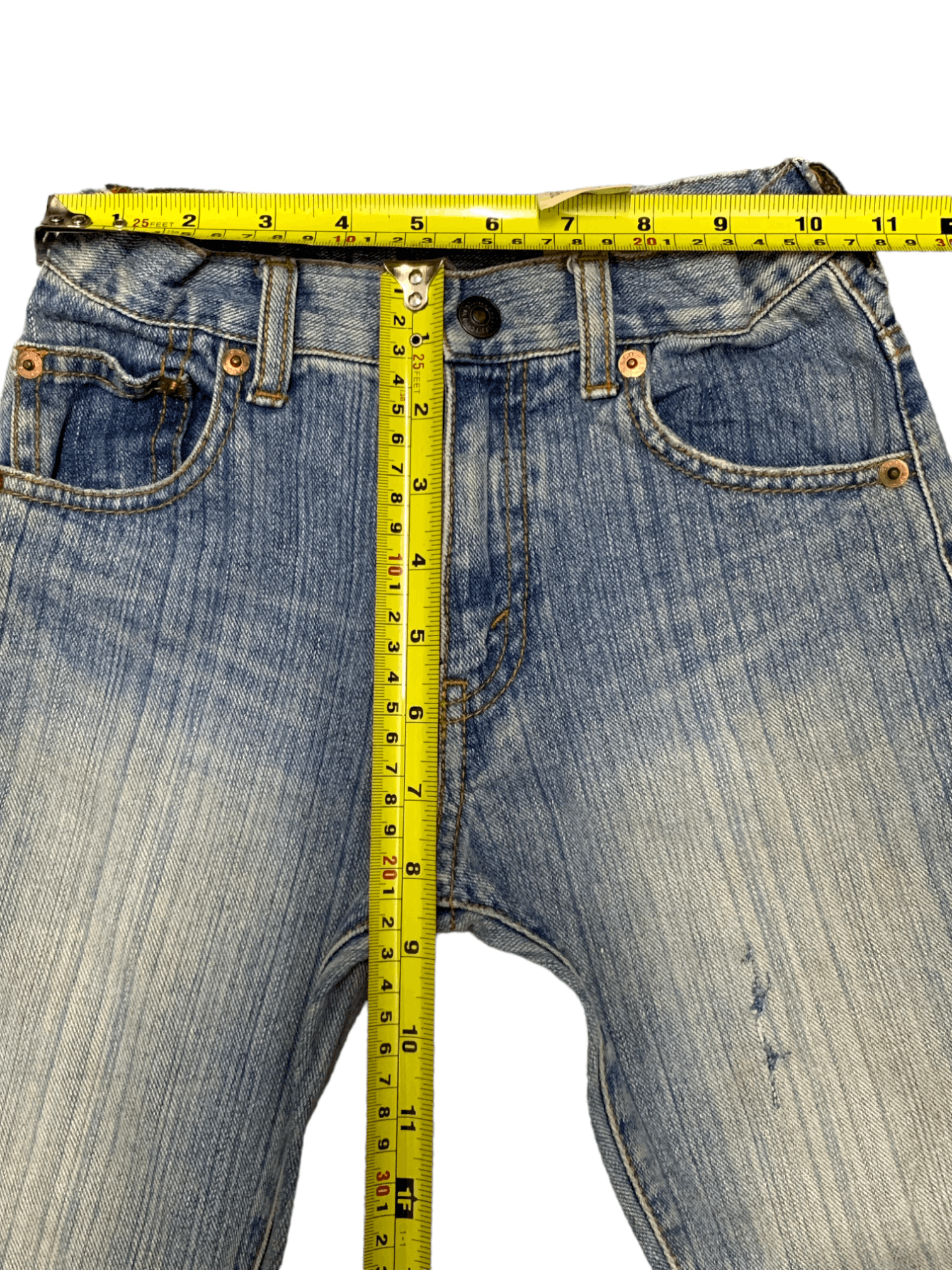 Levi's × Levi's Vintage Clothing Vintage Levis Classic Blue Wash Distressed Jeans 22x28 Size 22" - 13 Thumbnail