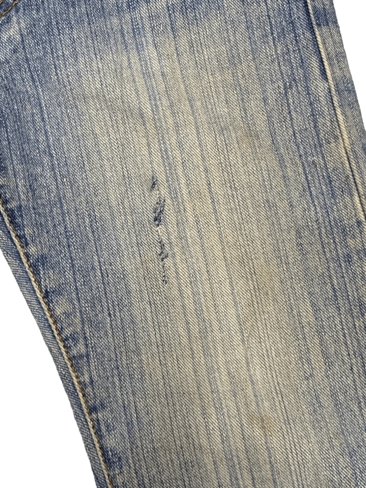 Levi's × Levi's Vintage Clothing Vintage Levis Classic Blue Wash Distressed Jeans 22x28 Size 22" - 8 Thumbnail