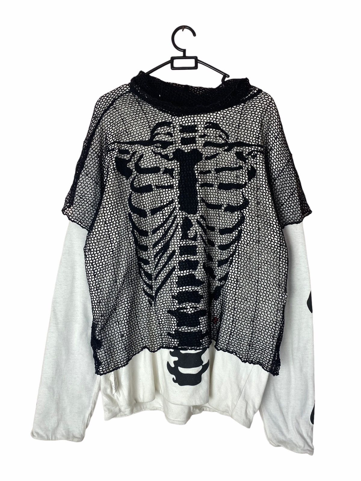 Japanese Brand 🖤NEEDGONE🖤2000s Japanese Brand - Fishnet Top Size M / US 6-8 / IT 42-44 - 1 Thumbnail