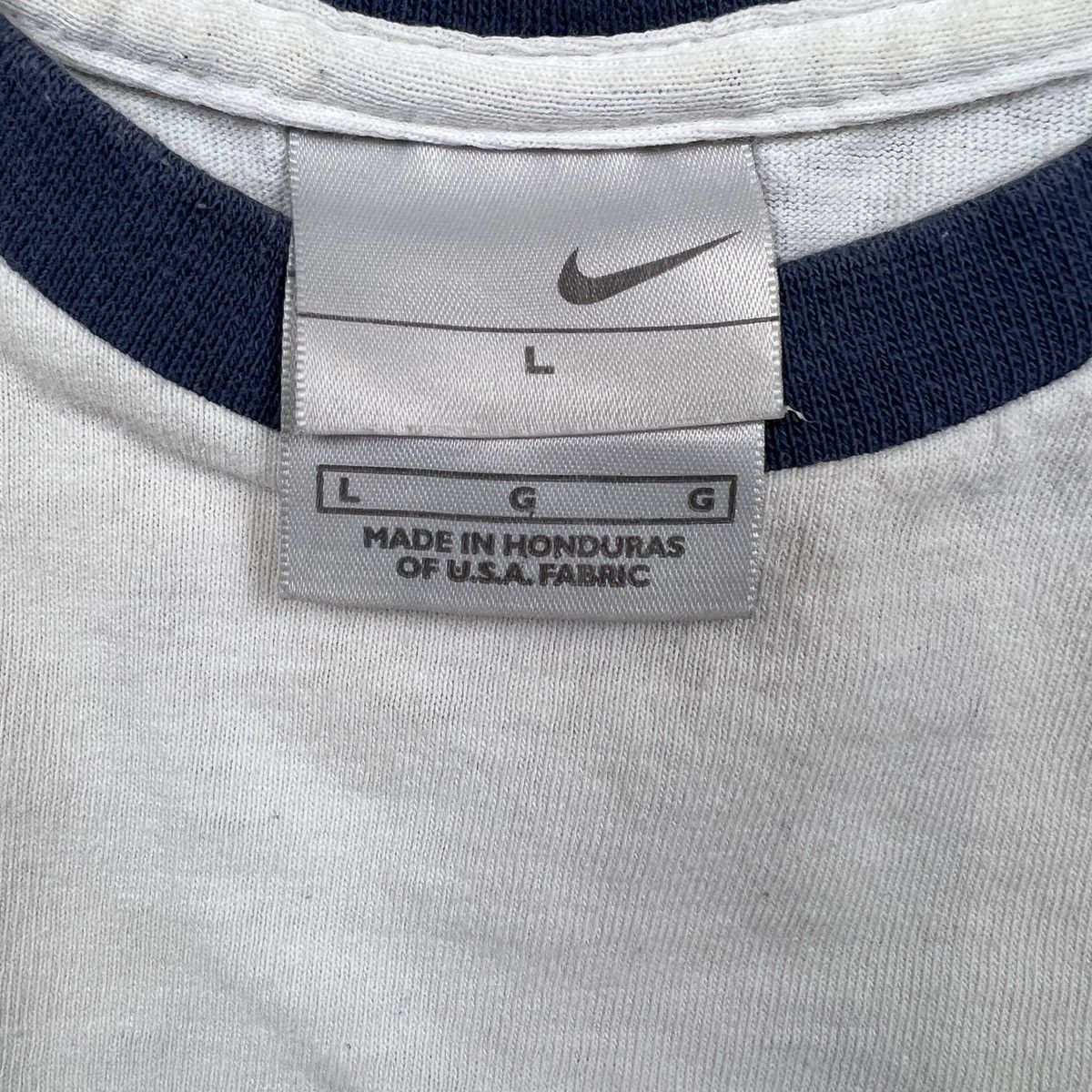 Nike Nike Sportswear T Shirt Large Swoosh Short Sleeve Ringer Tee Size US L / EU 52-54 / 3 - 6 Thumbnail
