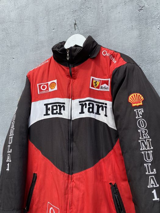 Vintage Vintage 90s FERRARI Marlboro Racing Jacket Distressed | Grailed