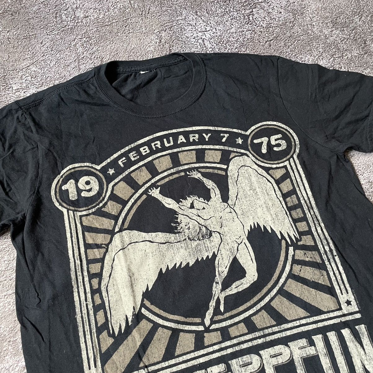 Band Tees Vintage Y2K Led Zeppelin Logo Angel DEAD Skulls Horror Tee Size US M / EU 48-50 / 2 - 6 Thumbnail