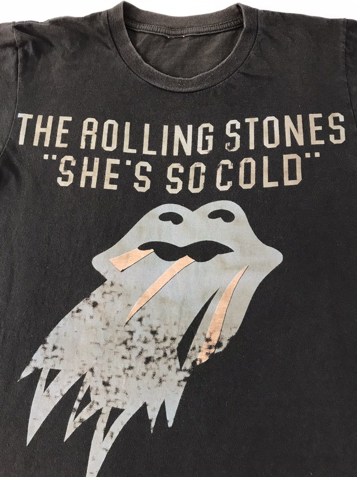 Band Tees Rolling Stone English Band Freeze Tongue Lips Logo Design Size US S / EU 44-46 / 1 - 4 Thumbnail