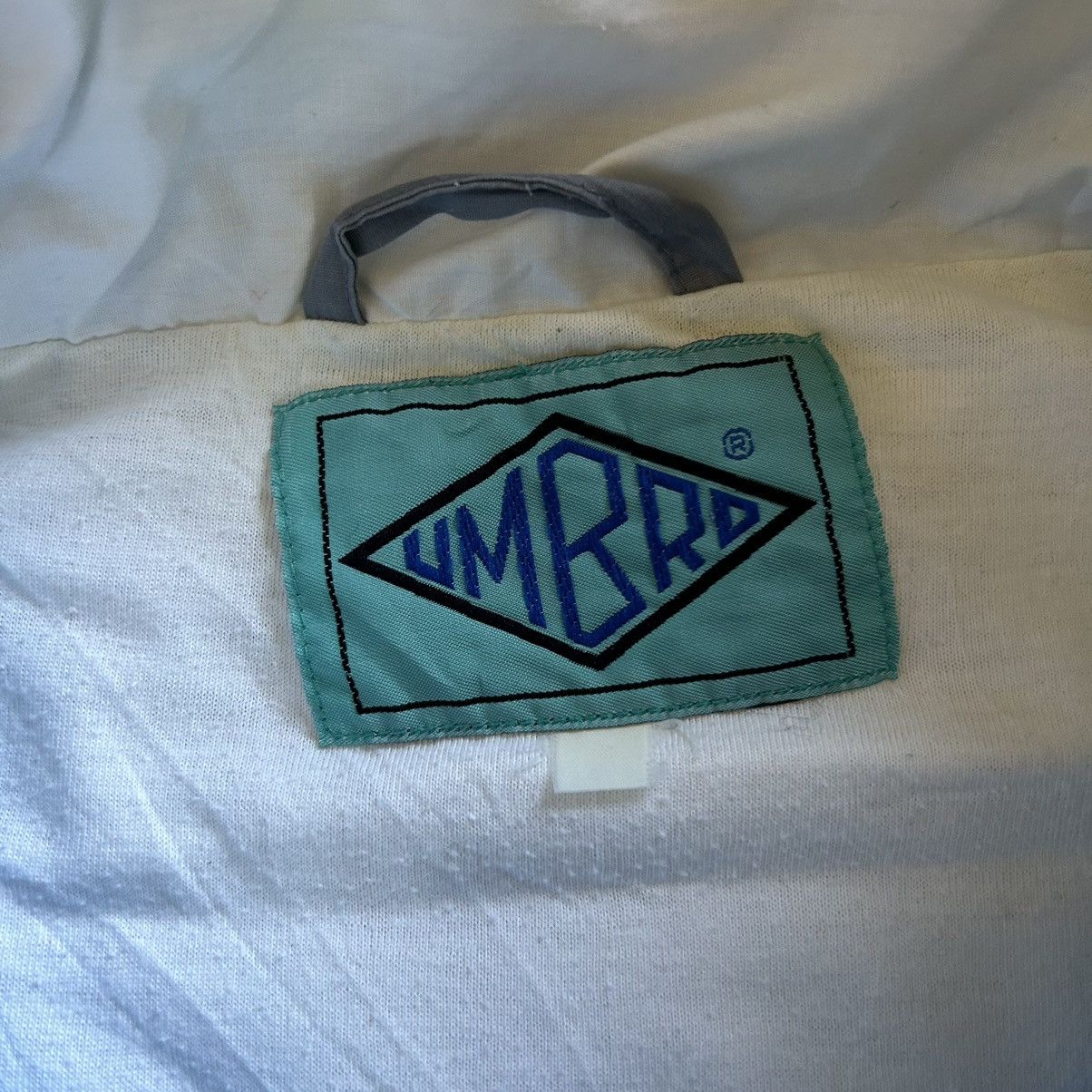 Umbro 90s COLOR BLOCK COTTON NYLON TRACK JACKET GREY PiNK BLUE Size US L / EU 52-54 / 3 - 7 Thumbnail