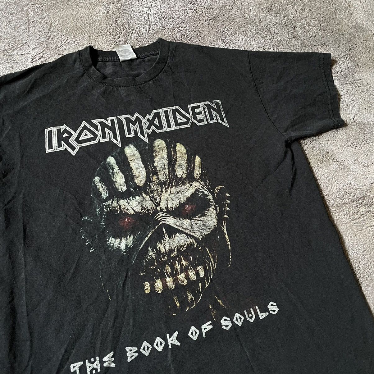 Band Tees Vintage Y2K Iron Maiden Face Angel DEAD Skulls Horror Tee Size US L / EU 52-54 / 3 - 6 Thumbnail