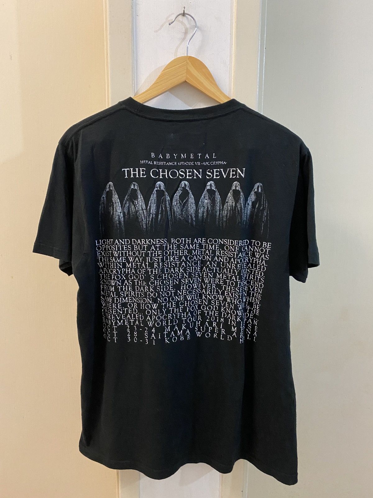 Band Tees 🔥🔥💰💰Babymetal Tour 2018 RARE 🔥 Size US L / EU 52-54 / 3 - 2 Thumbnail