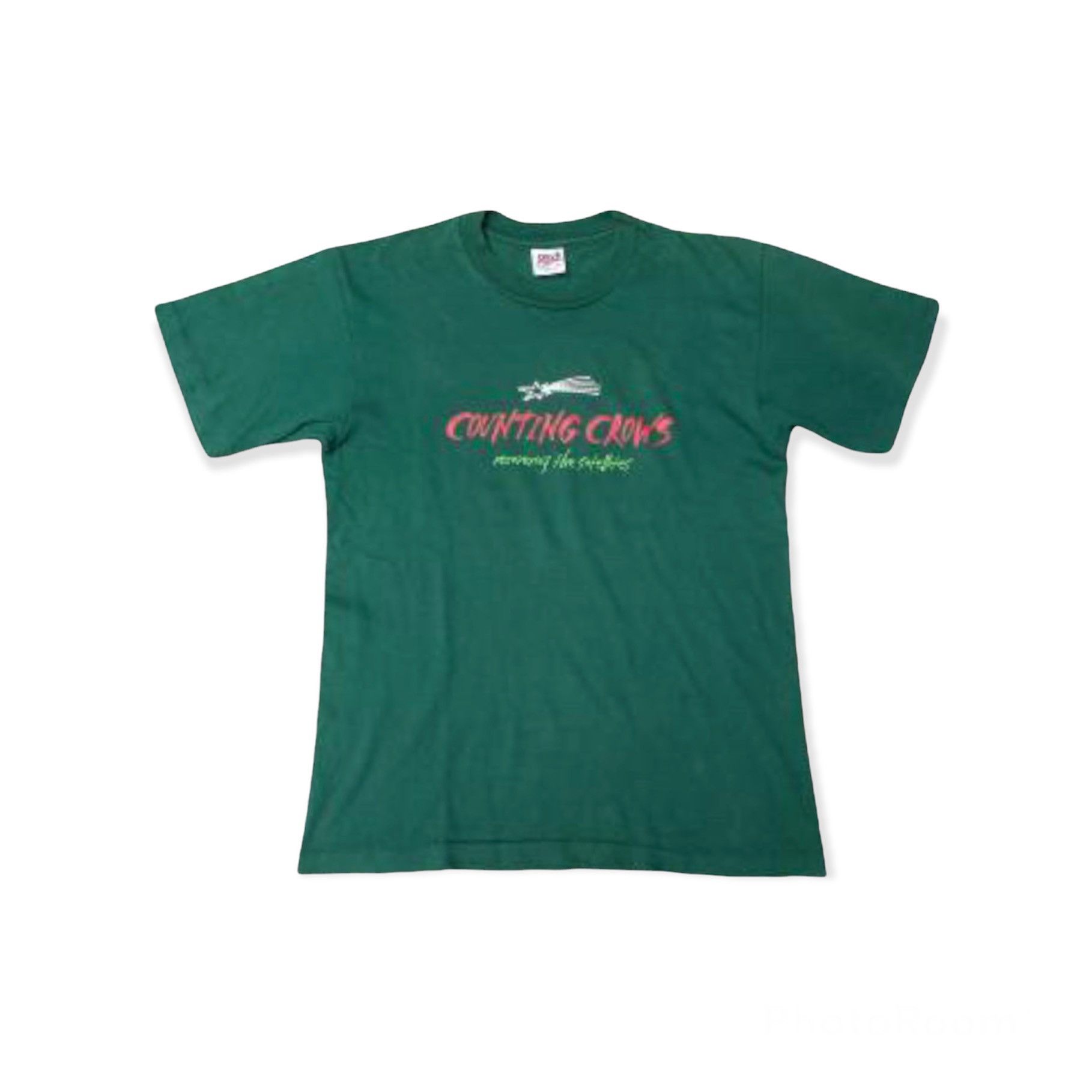 image of Vintage Counting Crows Band Tees in Green, Men's (Size Medium)