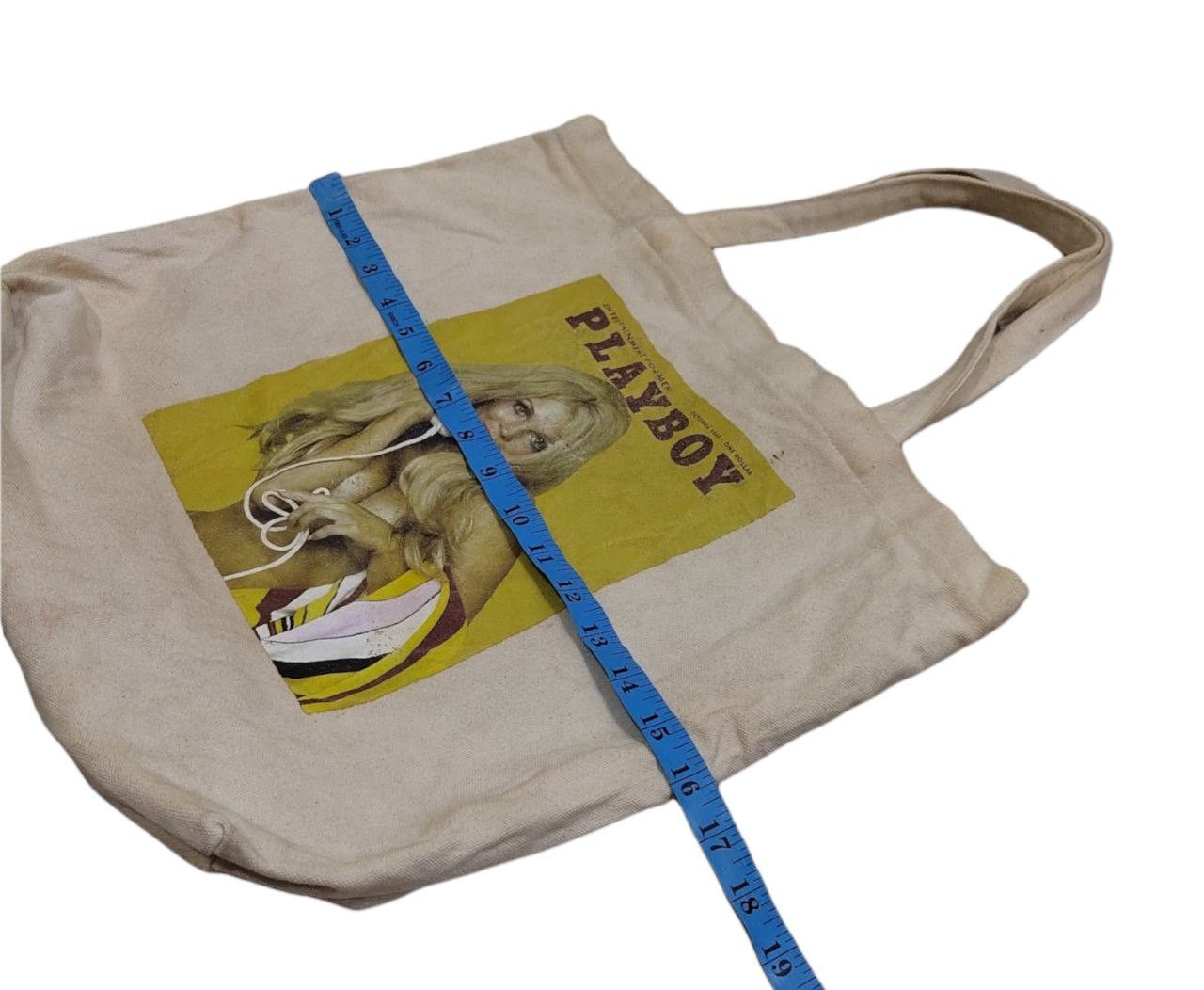Hook-Ups × Playboy × Vintage Playboy Vintage Tote Bag Magazines Nudes /Hookup Size ONE SIZE - 4 Thumbnail