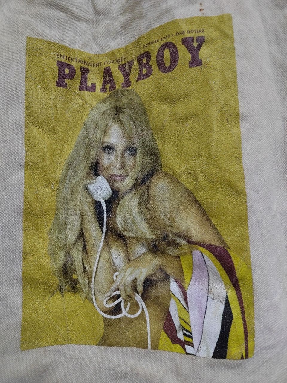 Hook-Ups × Playboy × Vintage Playboy Vintage Tote Bag Magazines Nudes /Hookup Size ONE SIZE - 1 Thumbnail