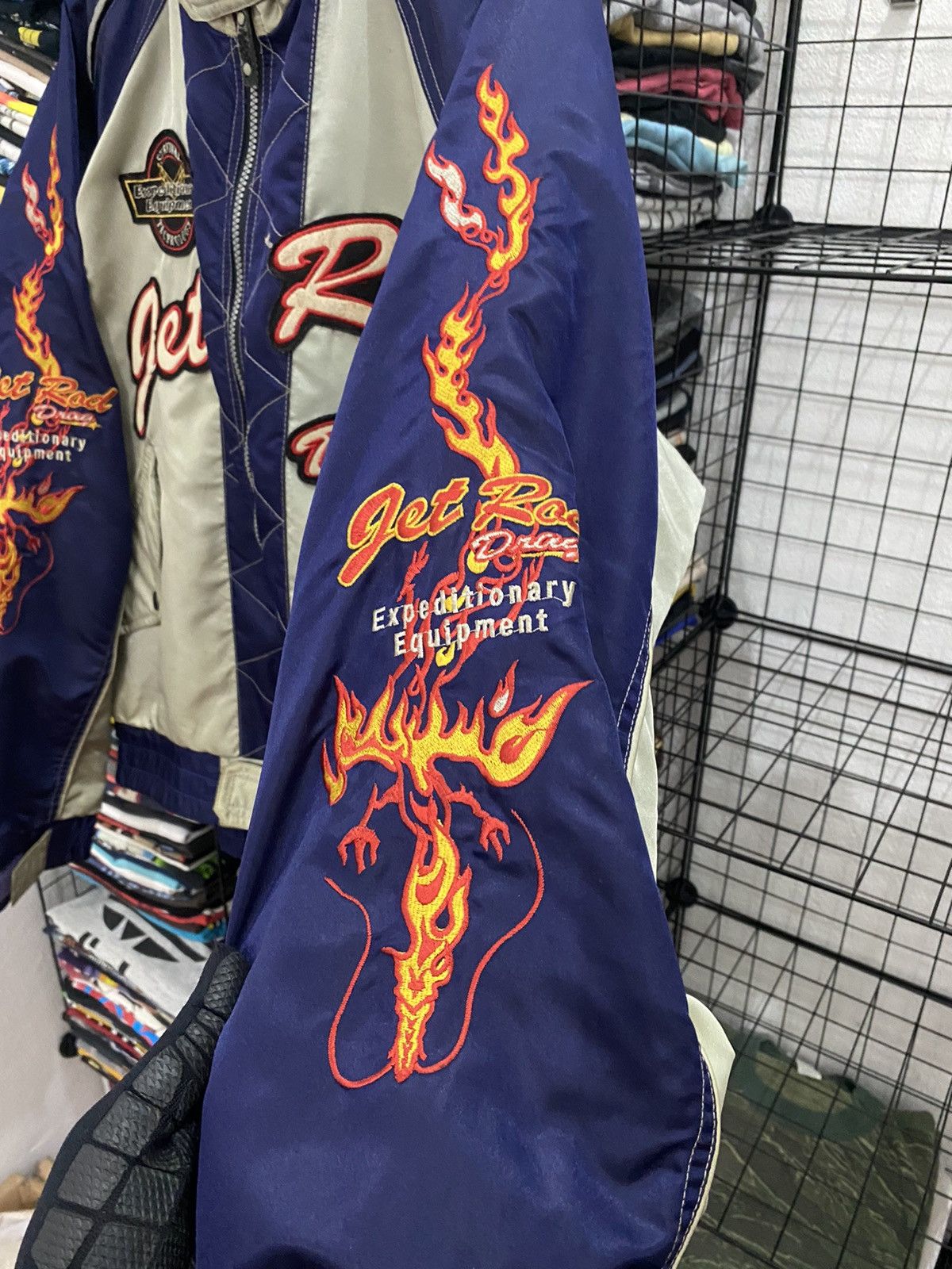 Sports Specialties × Vintage Vintage Jet Rod Drag Racing Jacket Nice Design Size US L / EU 52-54 / 3 - 4 Thumbnail