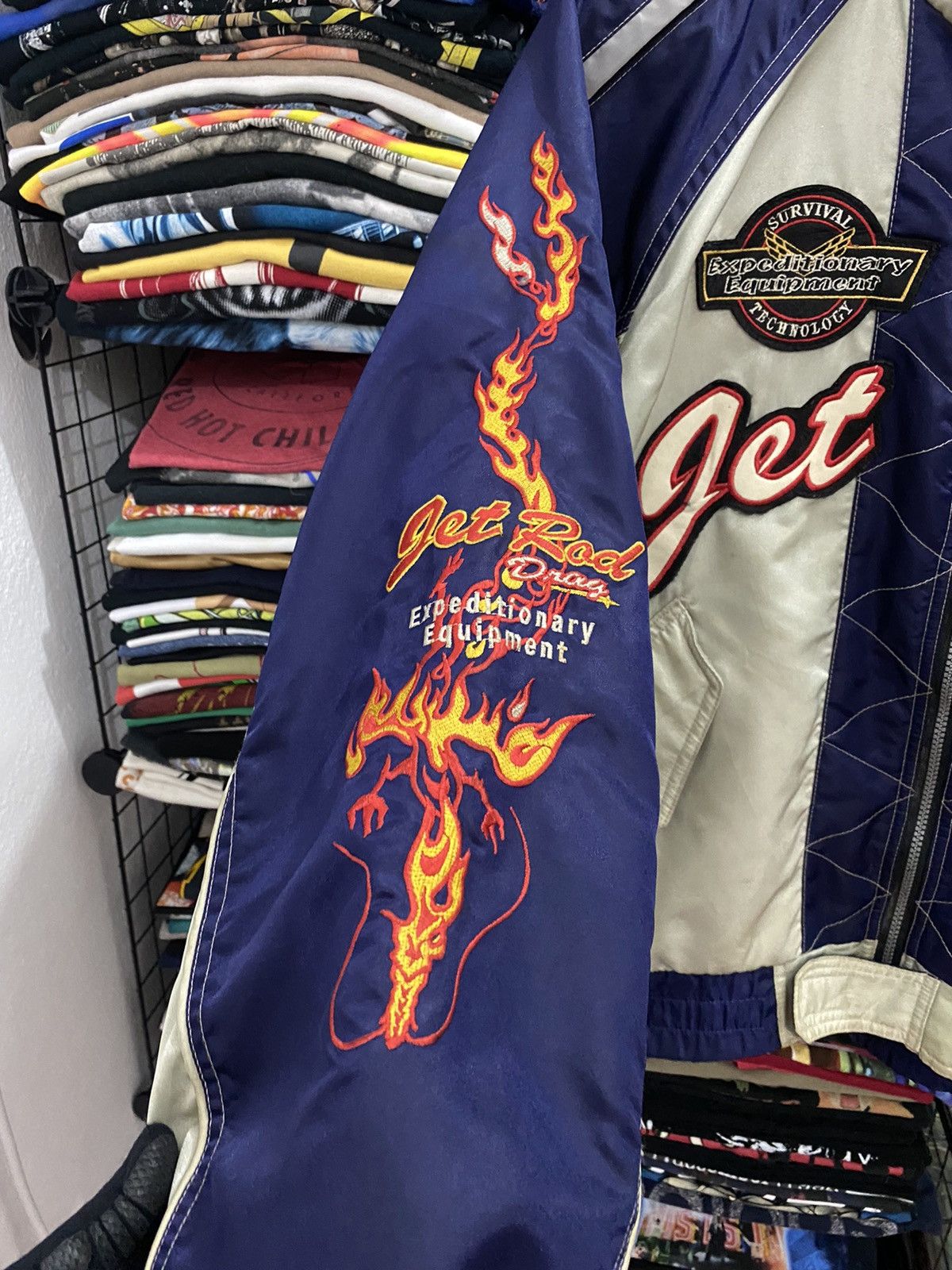 Sports Specialties × Vintage Vintage Jet Rod Drag Racing Jacket Nice Design Size US L / EU 52-54 / 3 - 5 Thumbnail